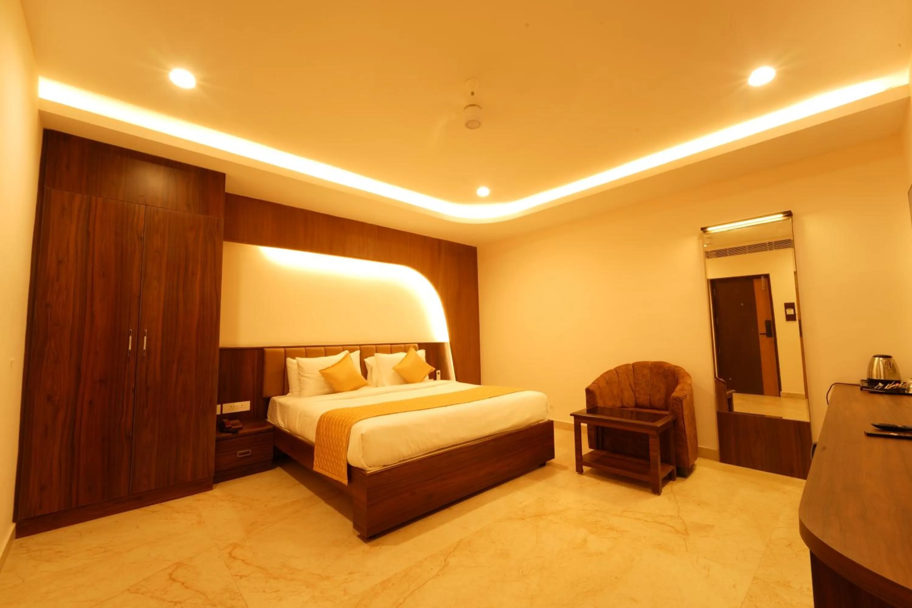 Bed in TSR Vivitha Grand