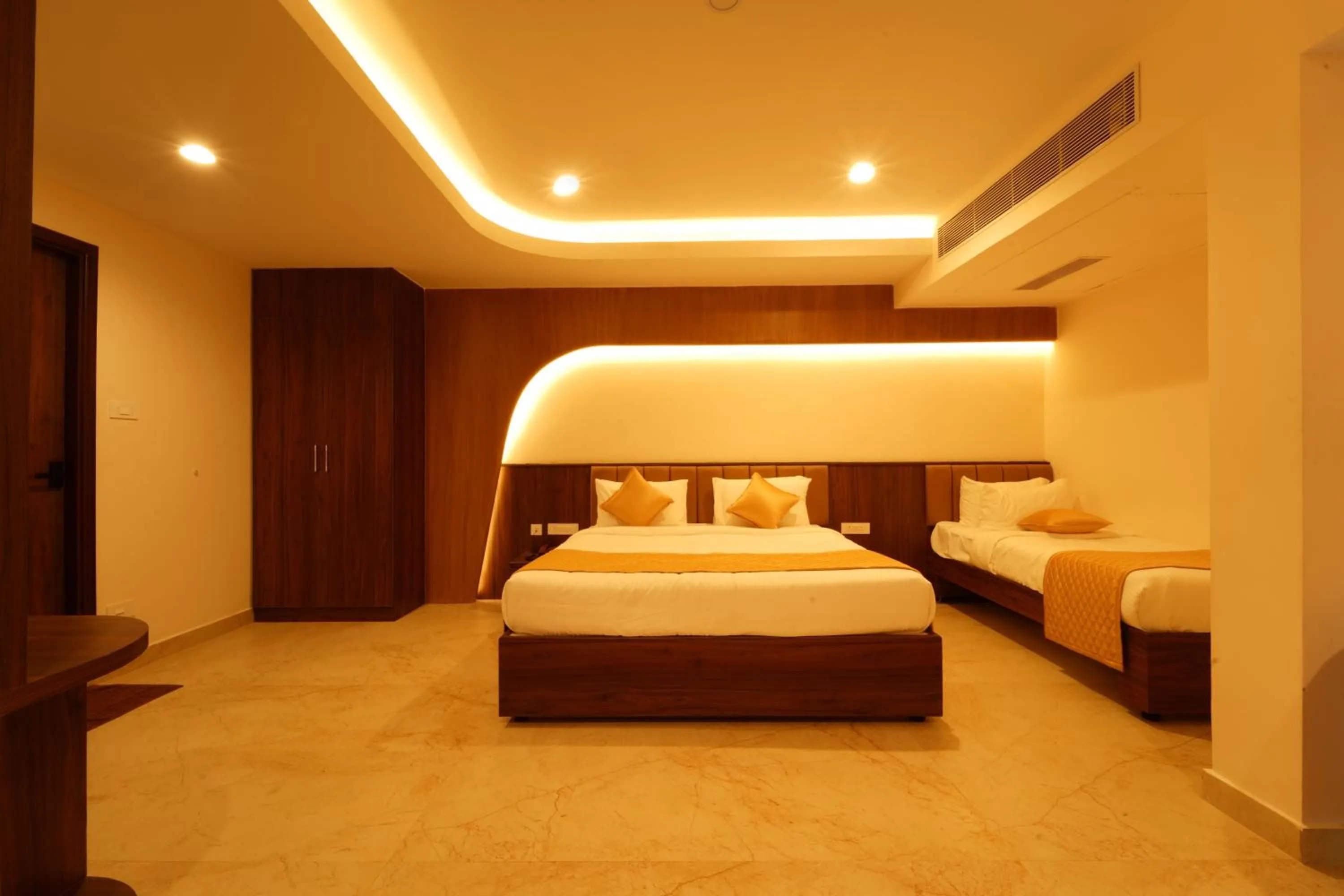 Bed in TSR Vivitha Grand