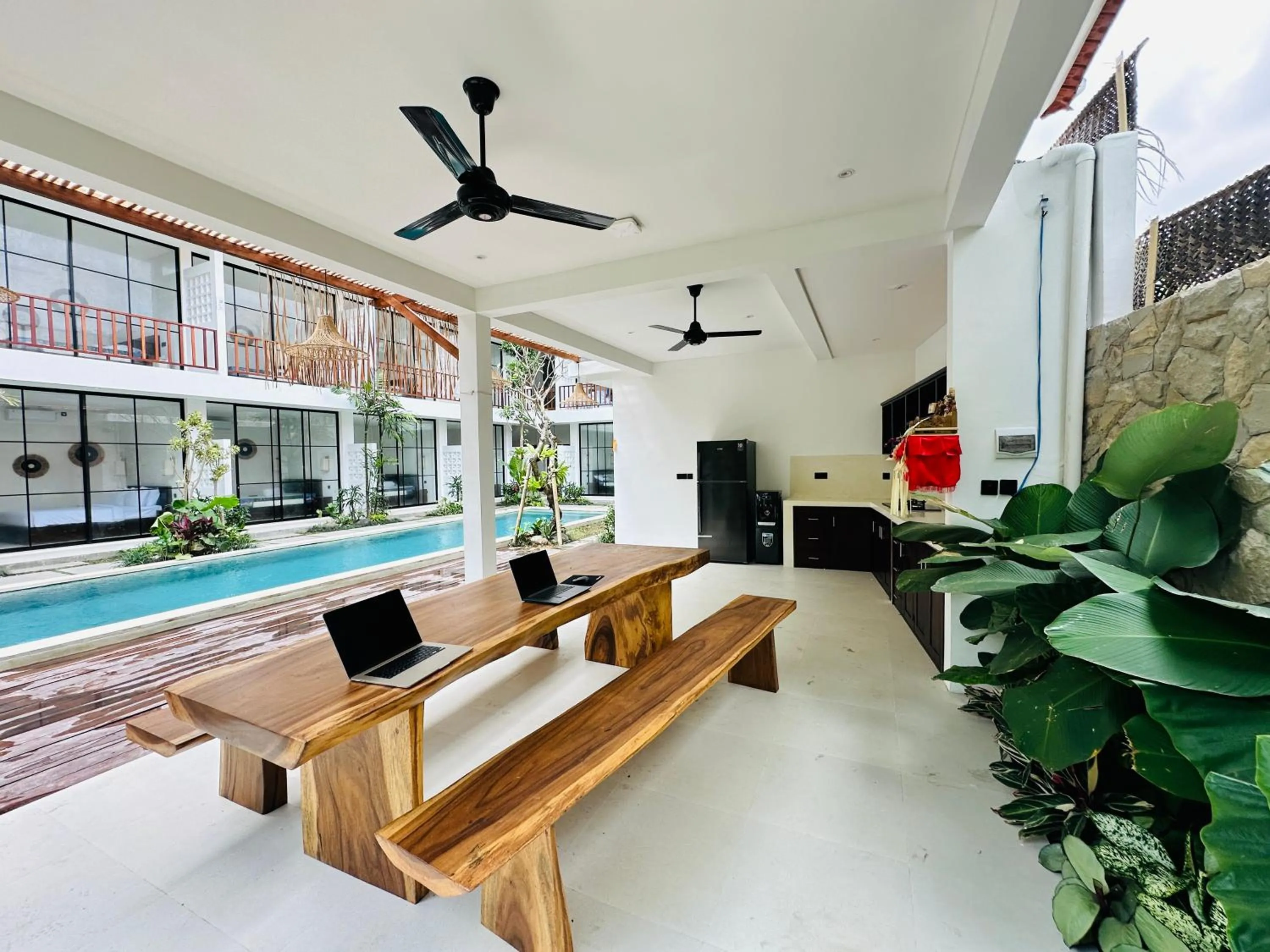 Pool view in Tegal Wangi Canggu