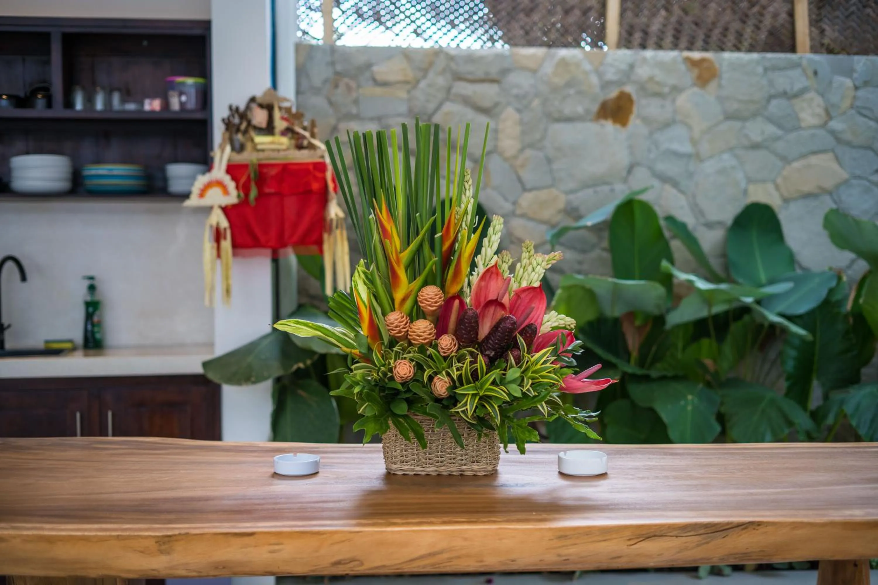 Dining area in Tegal Wangi Canggu