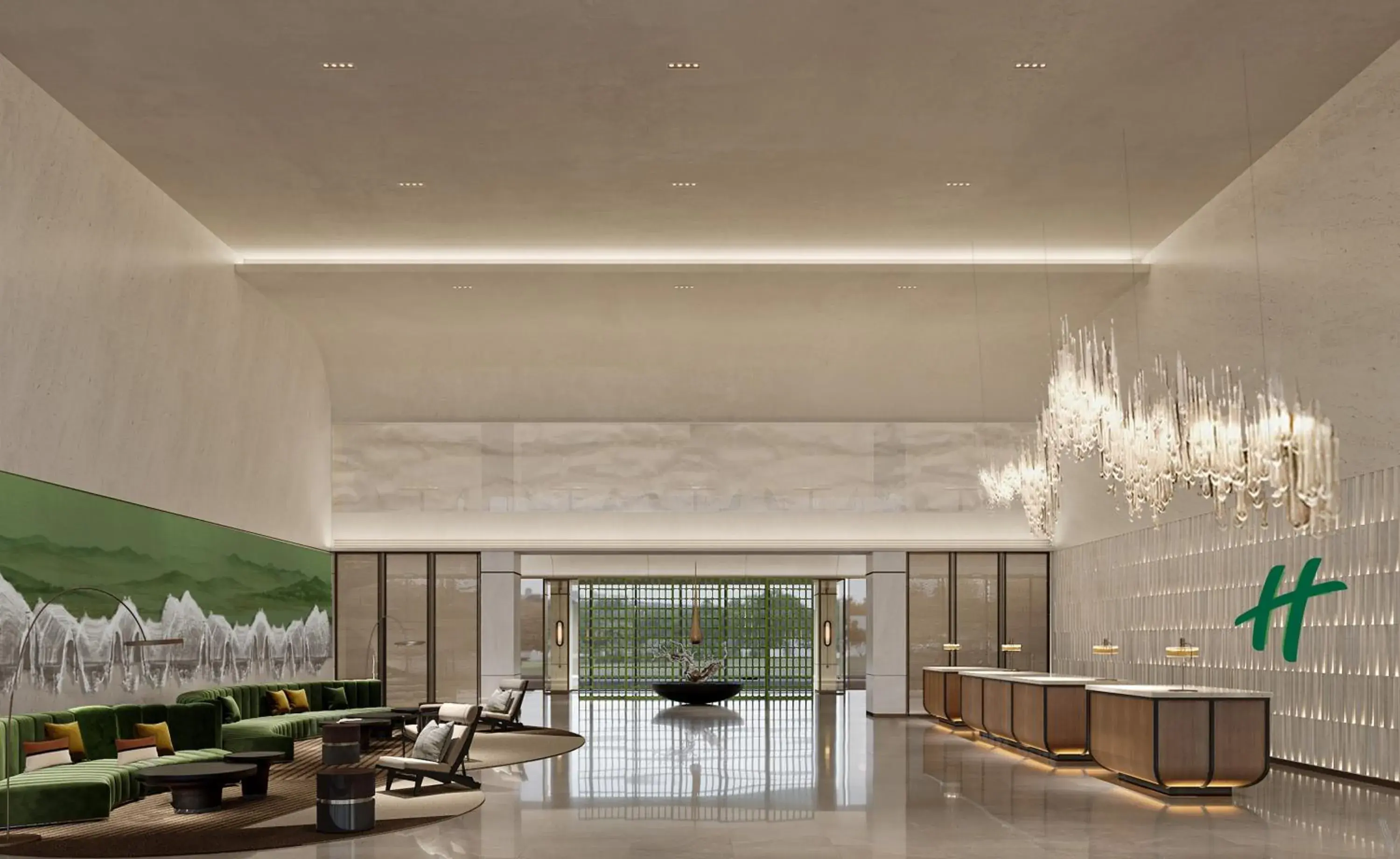 Lobby or reception in Holiday Inn Hangzhou GCEC Lobby or reception in Holiday Inn Hangzhou GCEC