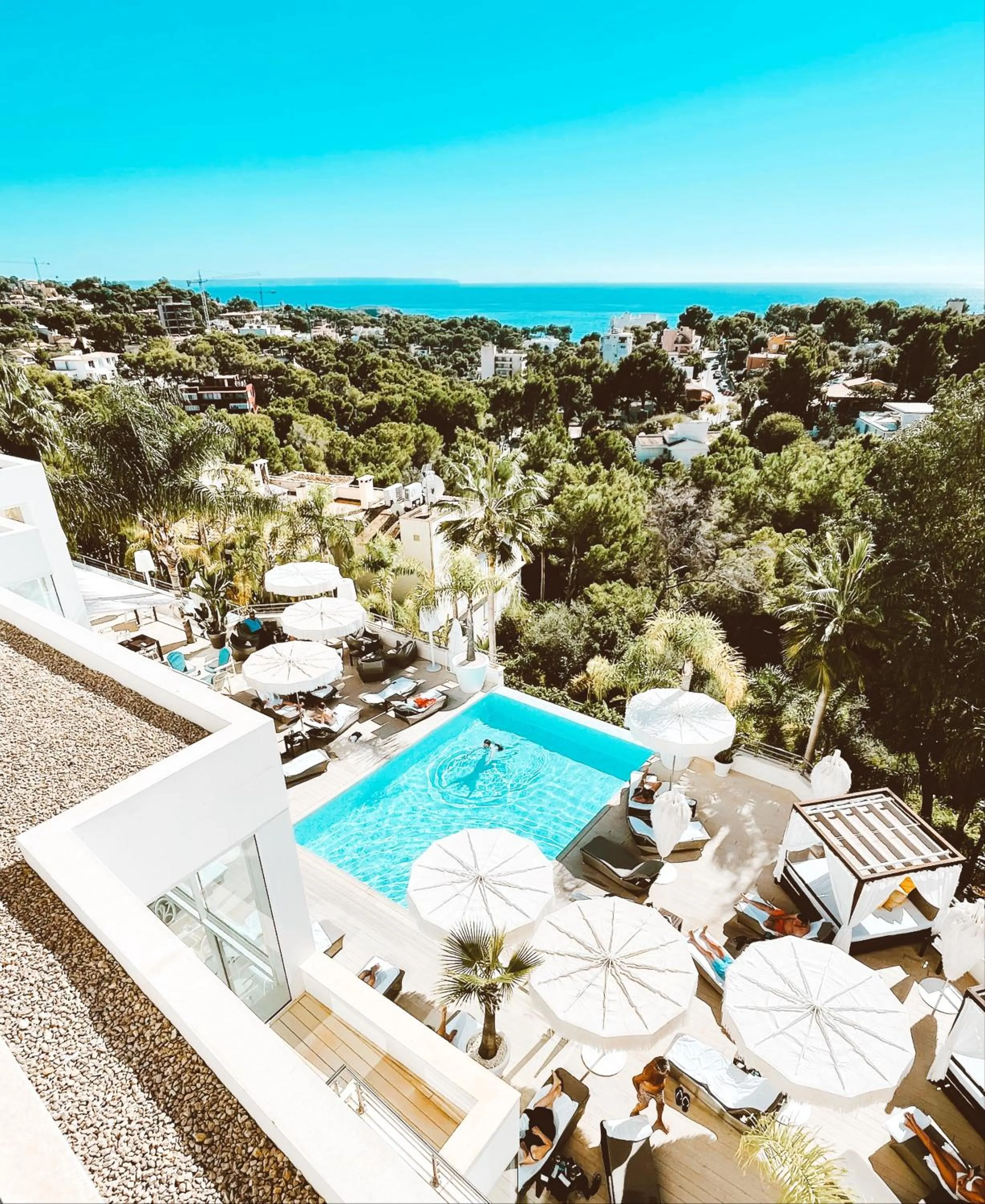 Bird's eye view in Portals Hills Boutique Hotel