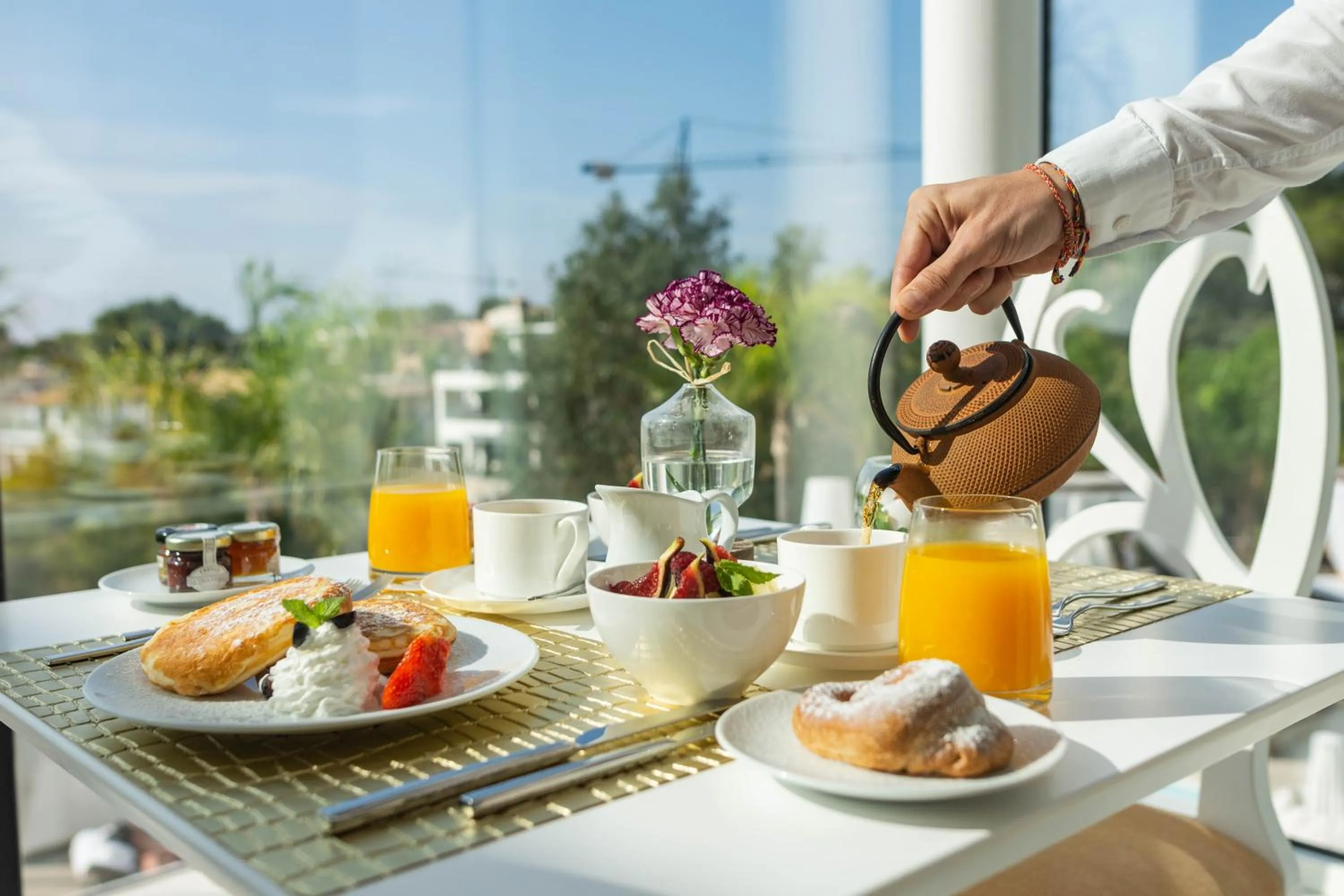 Continental breakfast in Portals Hills Boutique Hotel