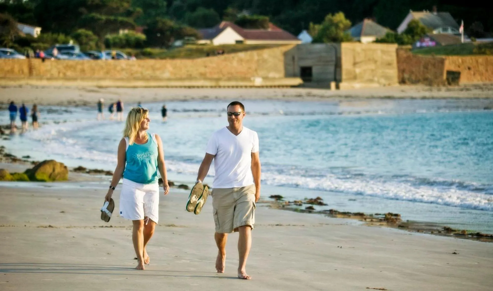 People in Cobo Bay Hotel