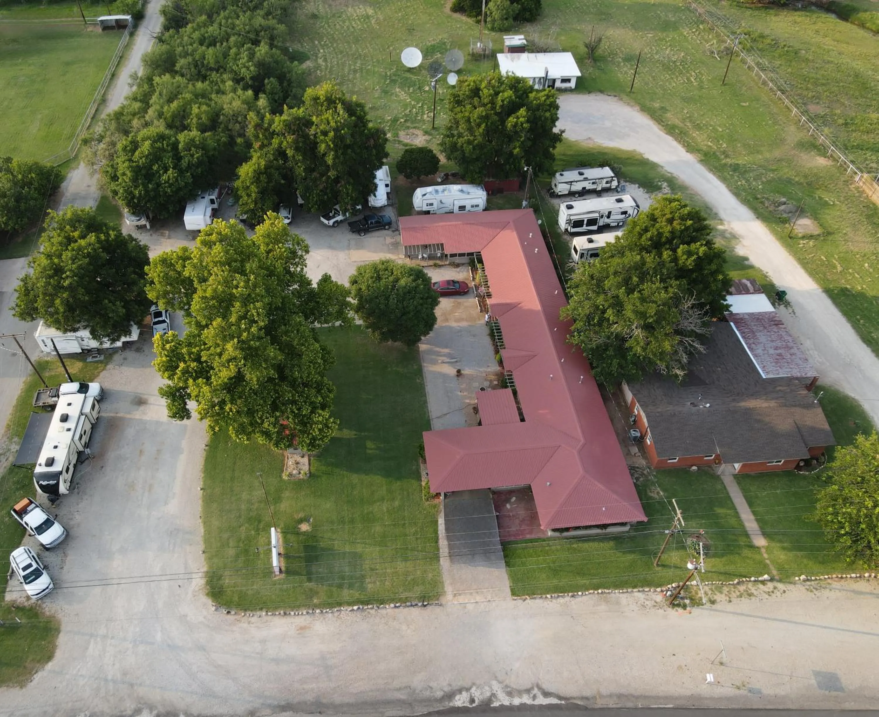 Bird's eye view in Roots Retreat