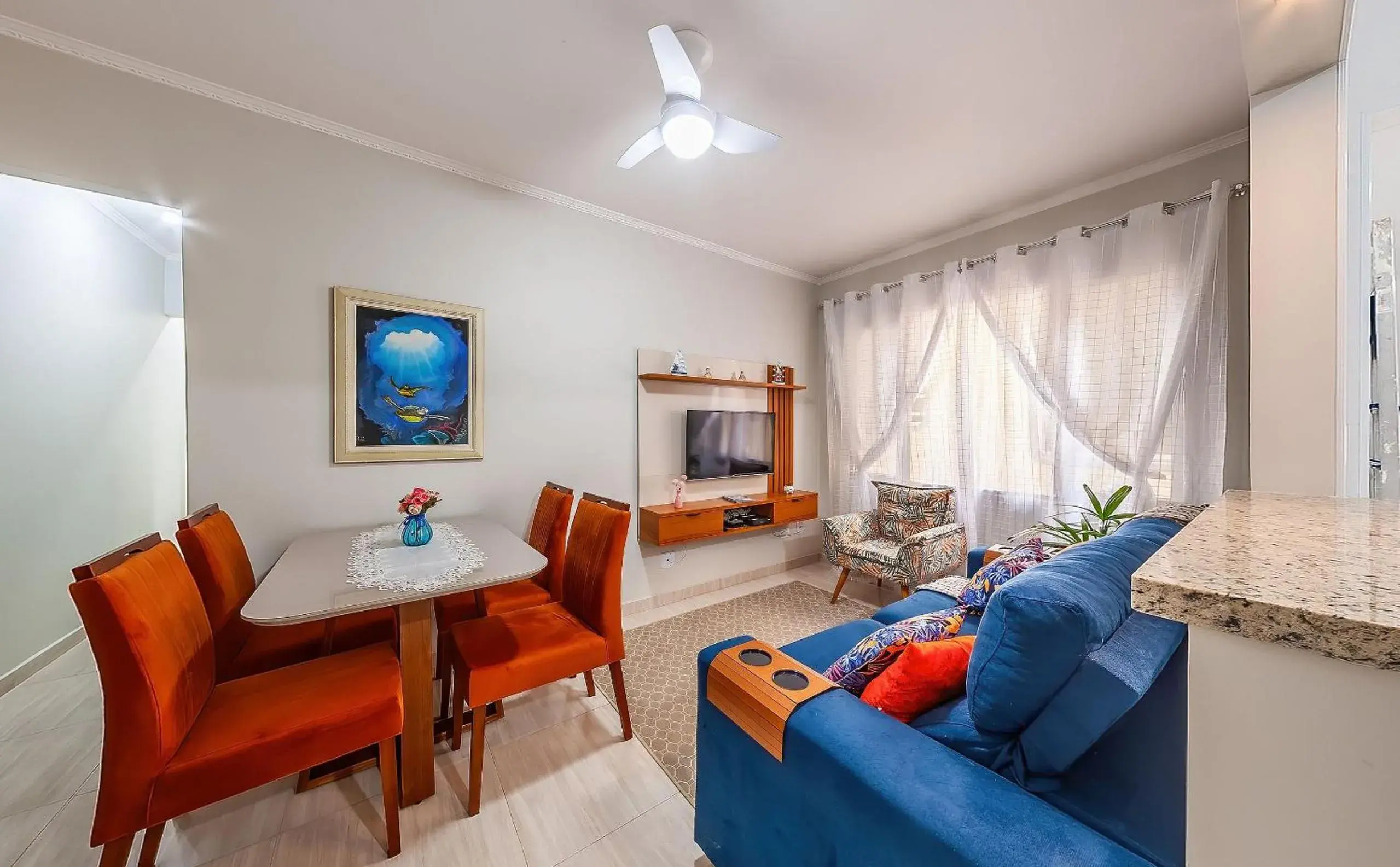 Apartamento confortável com piscina no Caiçara Apartamento confortável com piscina no Caiçara