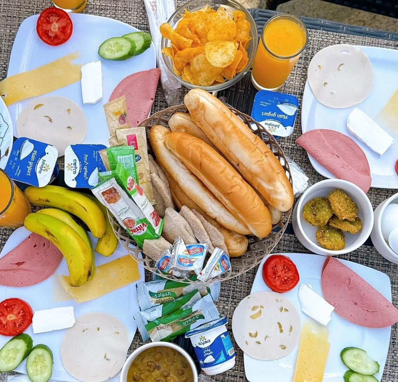 Food in Taj Pyramids inn - Pyramids View Rooftop