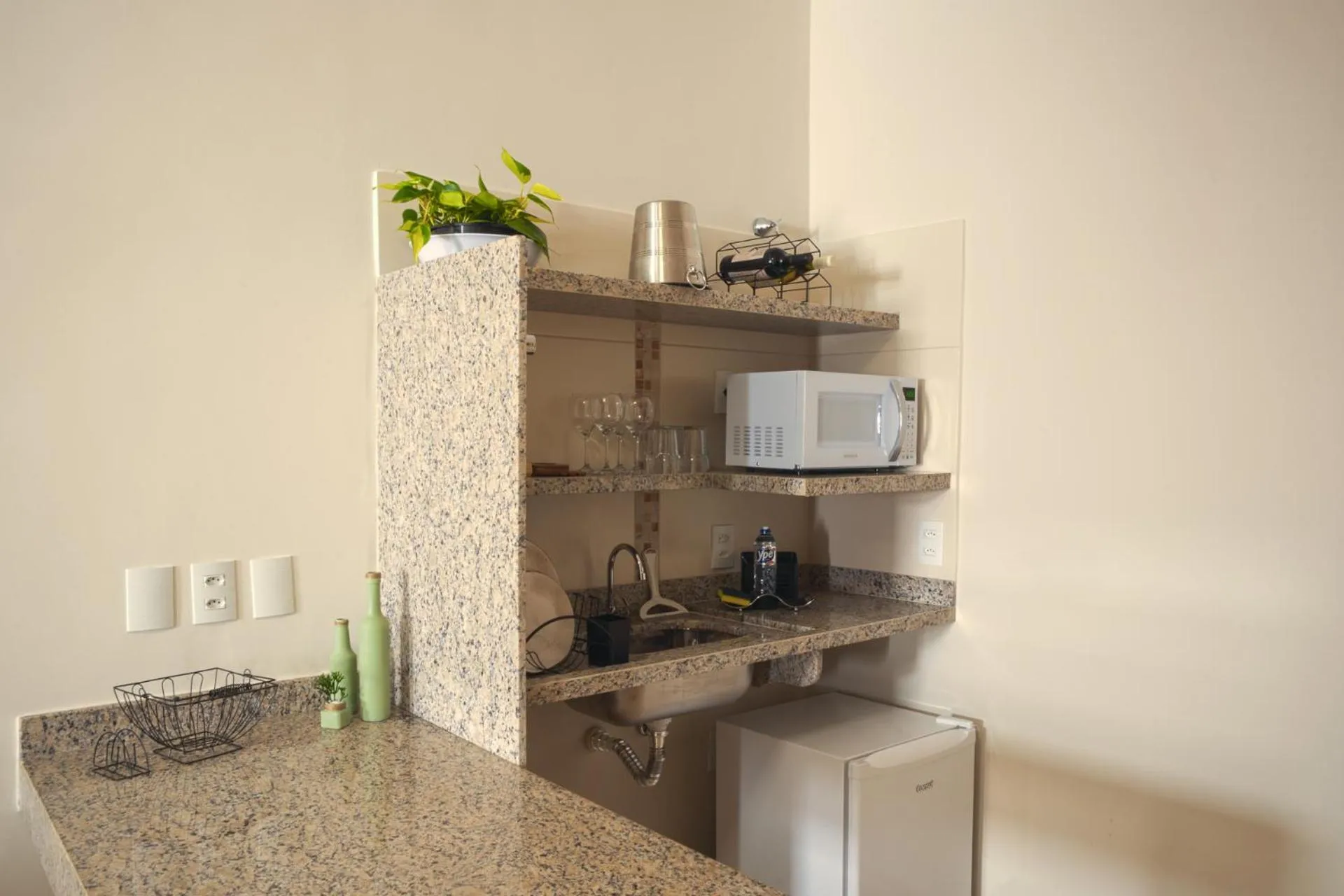 Kitchen or kitchenette in Pousada Essência do Vale
