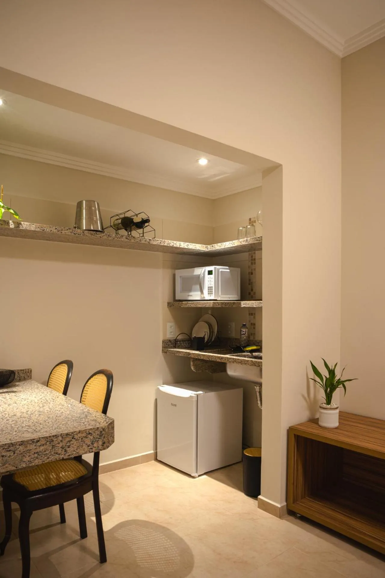 Kitchen or kitchenette in Pousada Essência do Vale