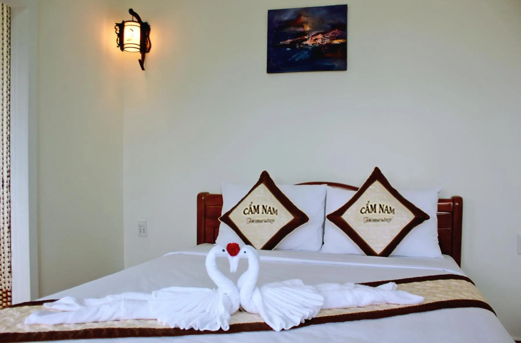 Bed in Cam Nam Homestay