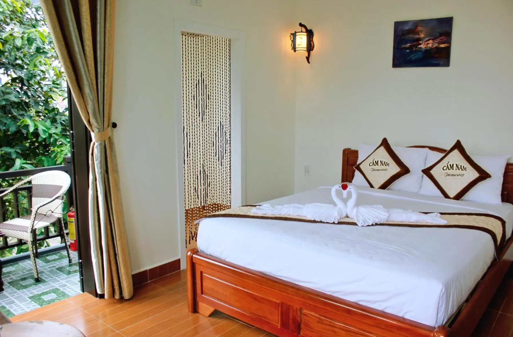 Bed in Cam Nam Homestay