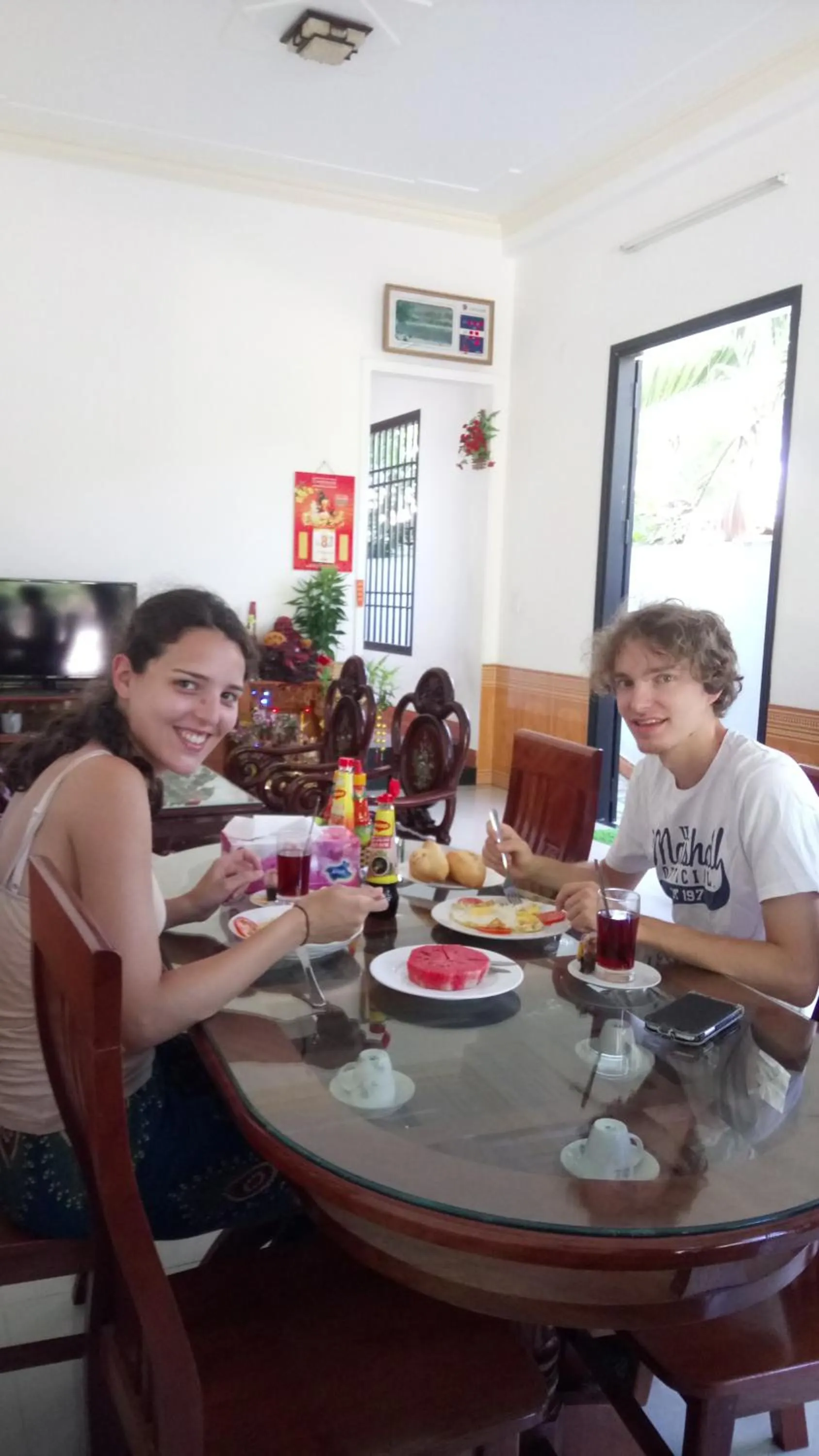 Lobby or reception in Cam Nam Homestay