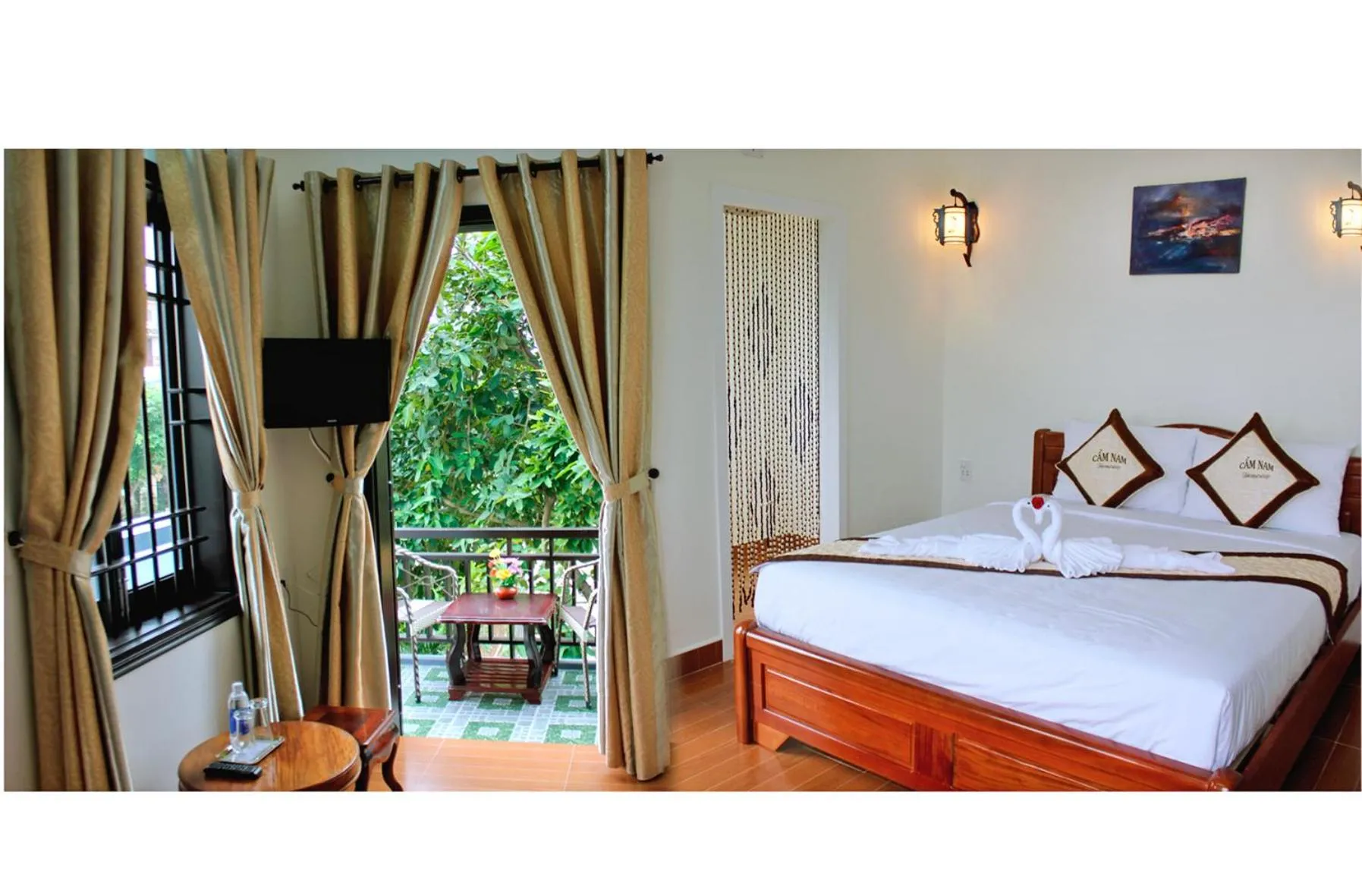Bed in Cam Nam Homestay