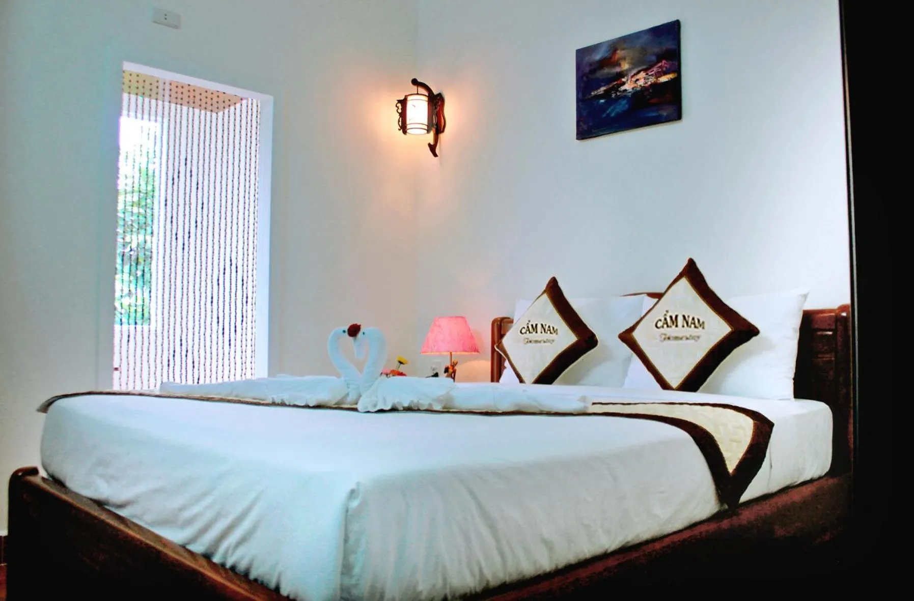 Bed in Cam Nam Homestay