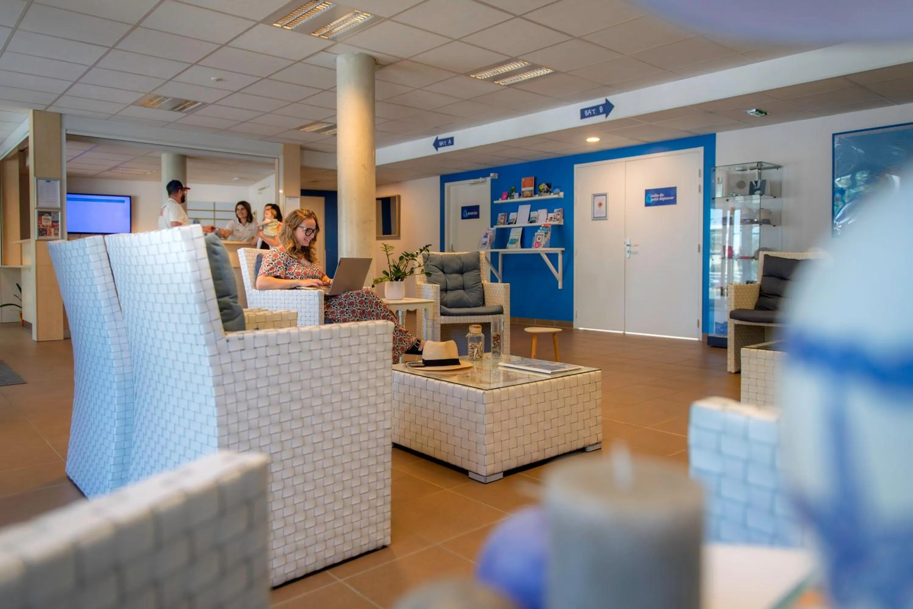 Lobby or reception in Goélia Les 7 Iles