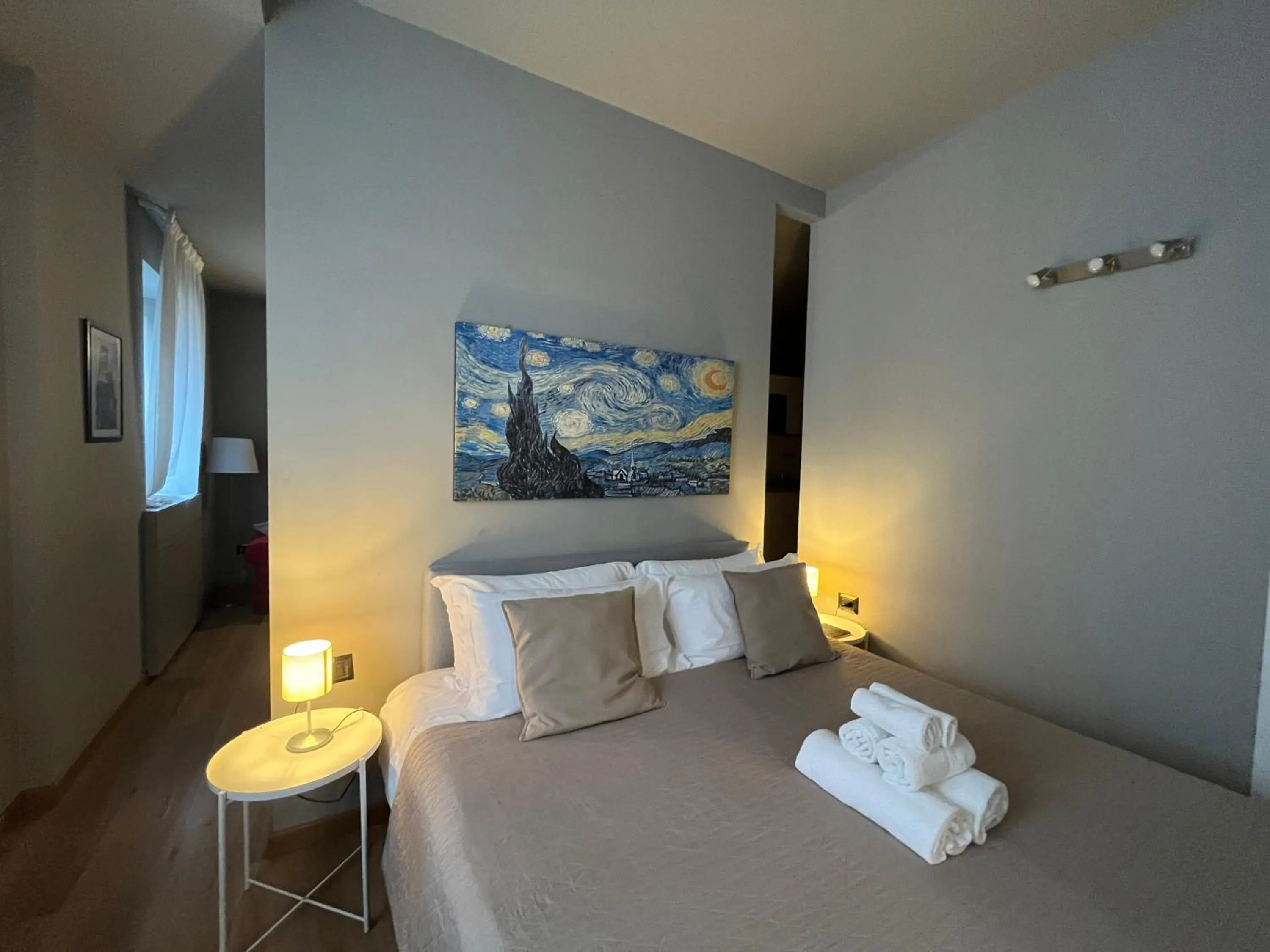 Bedroom, Bed in Apartment Hotel Marchesini