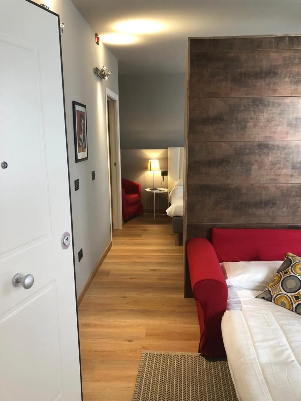 Bed in Apartment Hotel Marchesini