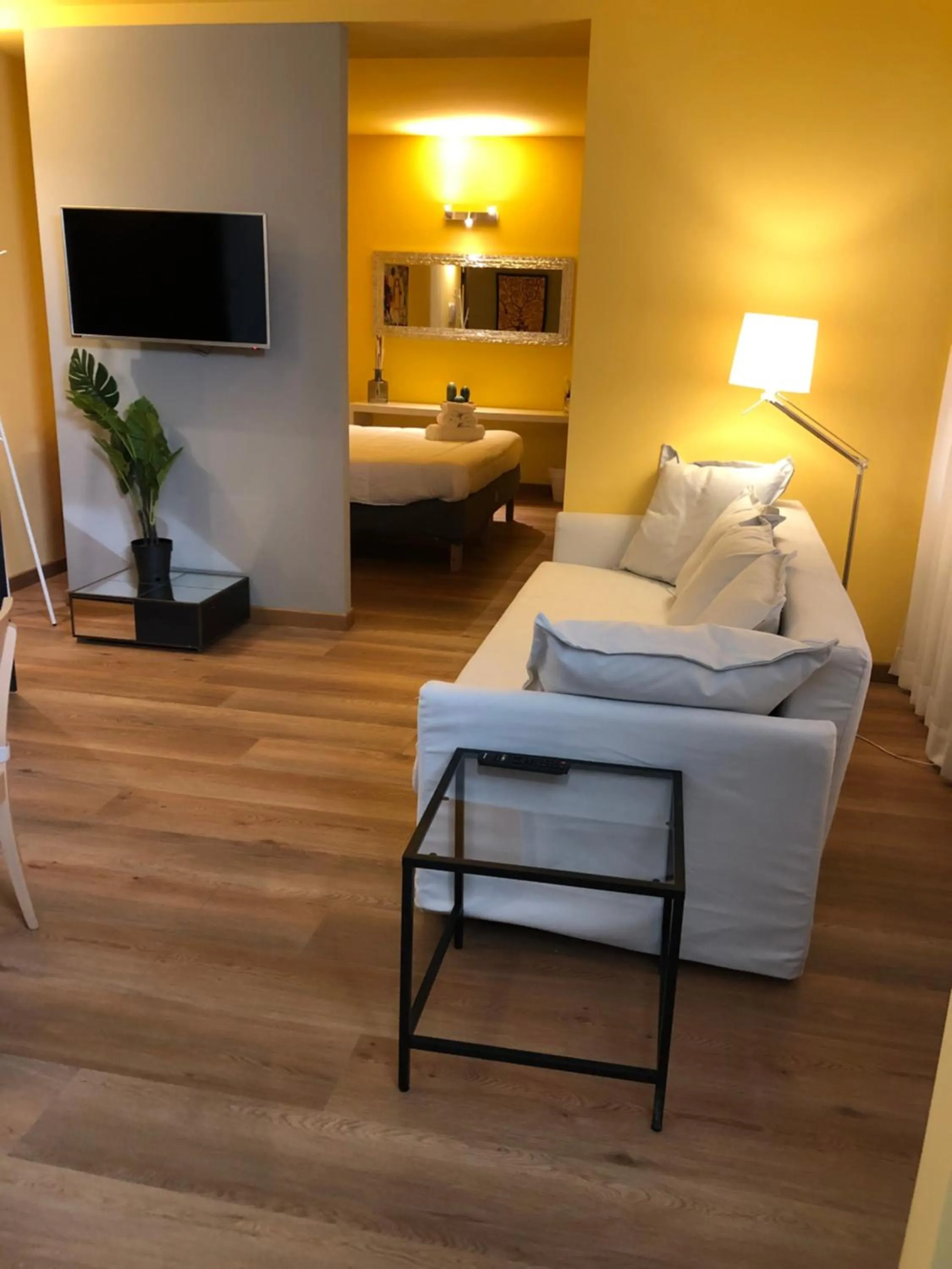 Bed in Apartment Hotel Marchesini