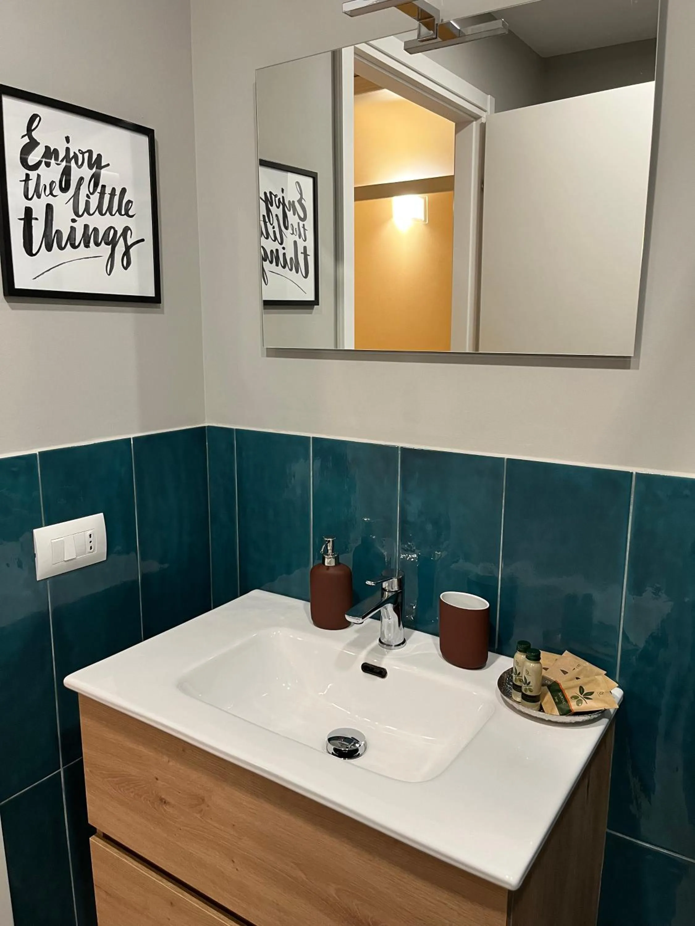 Bathroom in Apartment Hotel Marchesini