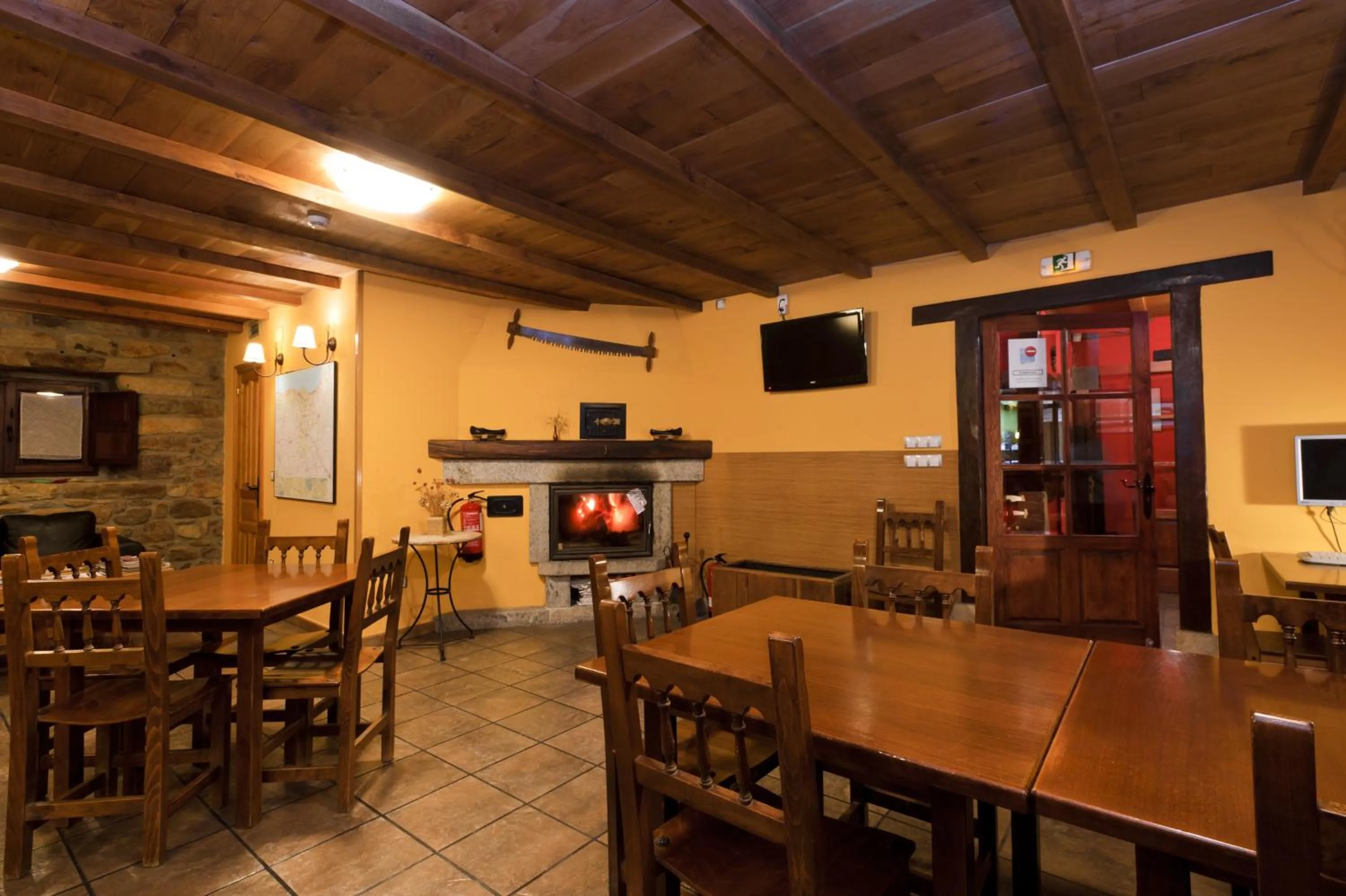 Communal lounge/ TV room in Posada Casa Rosalia