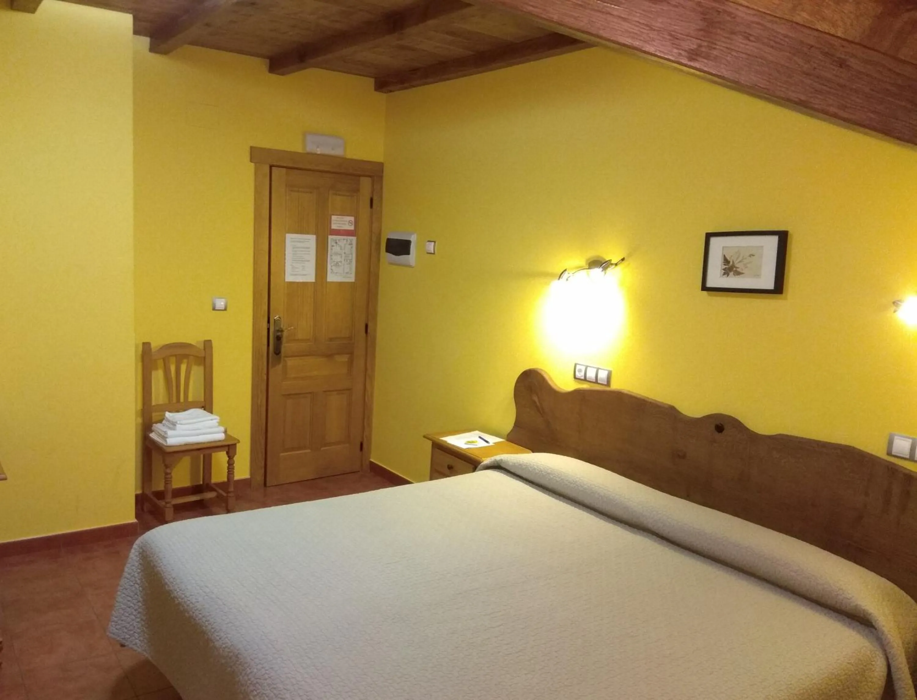 Bed in Posada Casa Rosalia