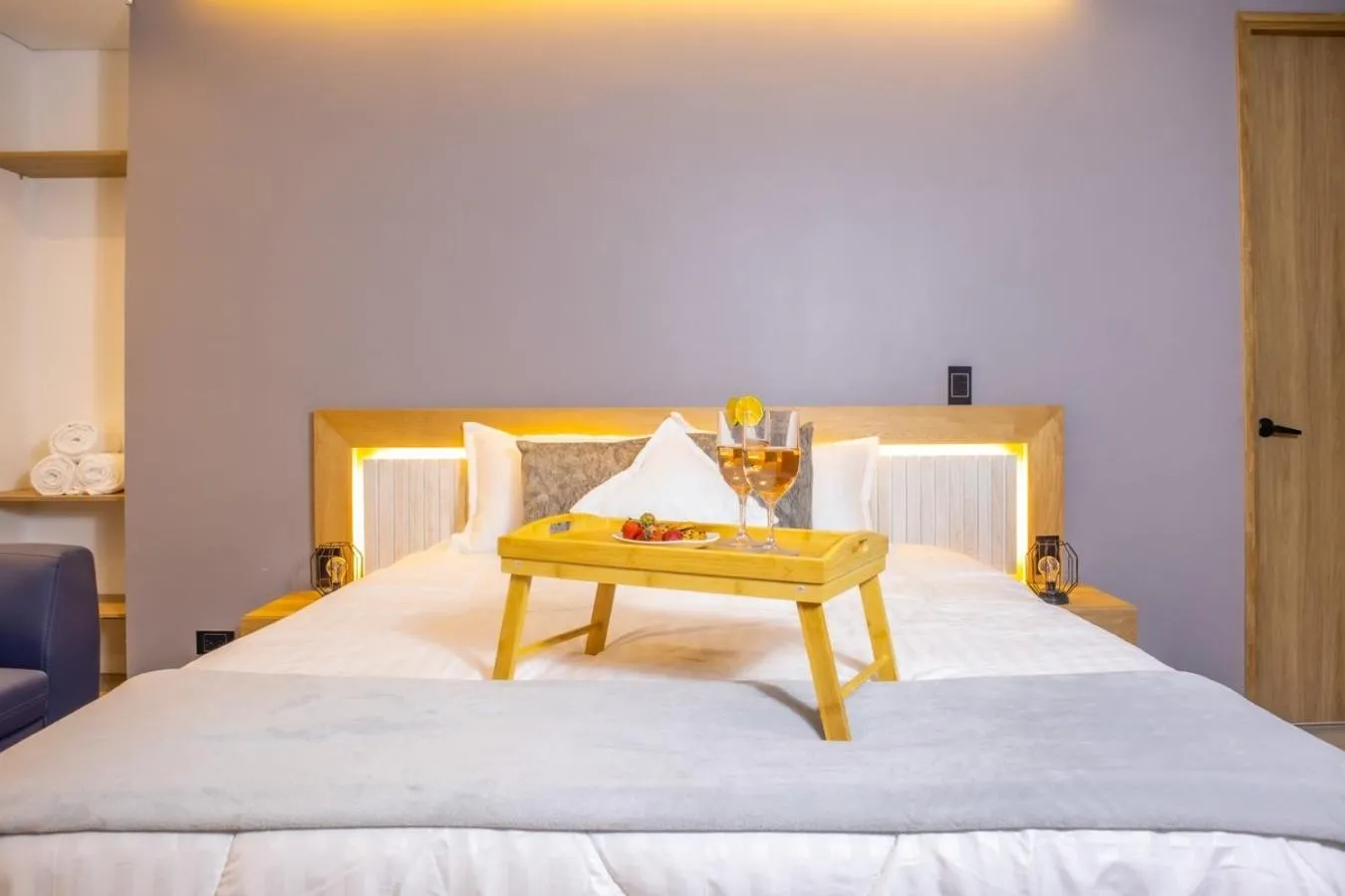 Floor plan, Bed in Stadio Serenity Rosa Negra Aparta-Suite