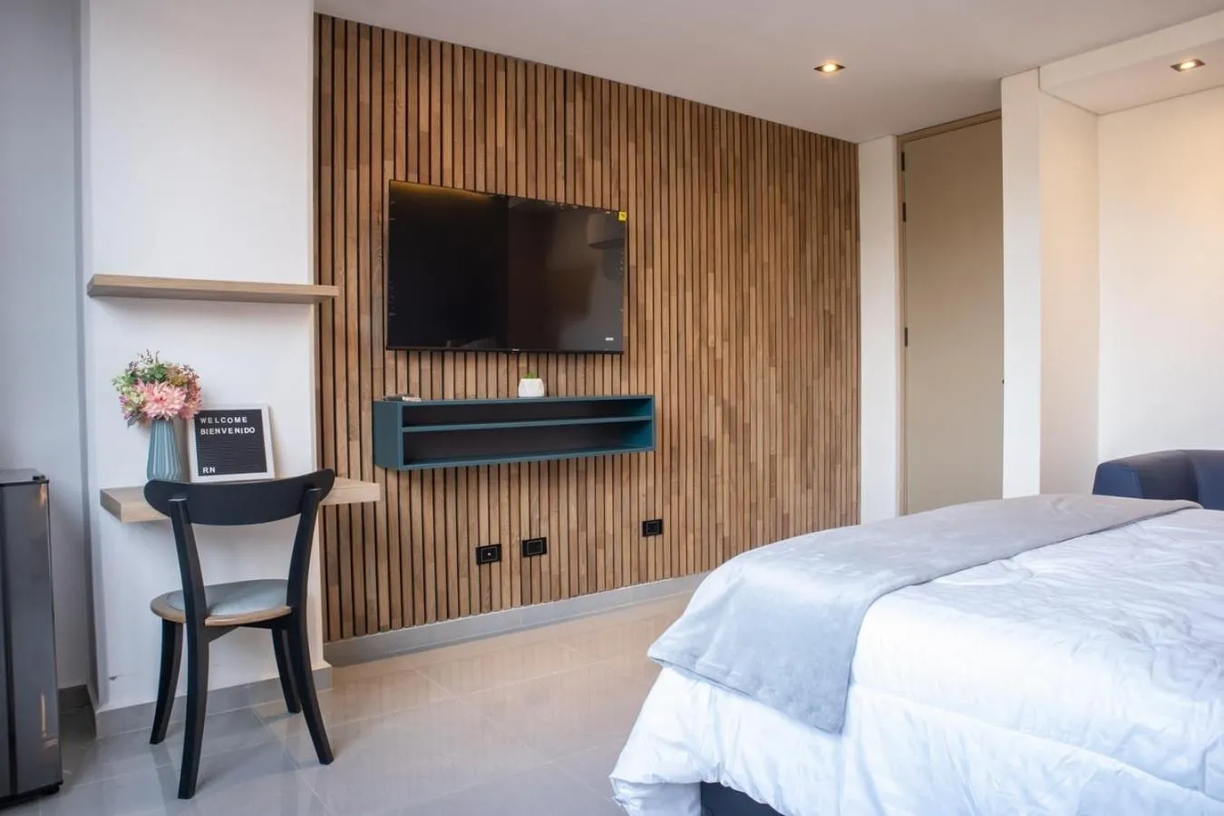 Floor plan, Bed in Stadio Serenity Rosa Negra Aparta-Suite