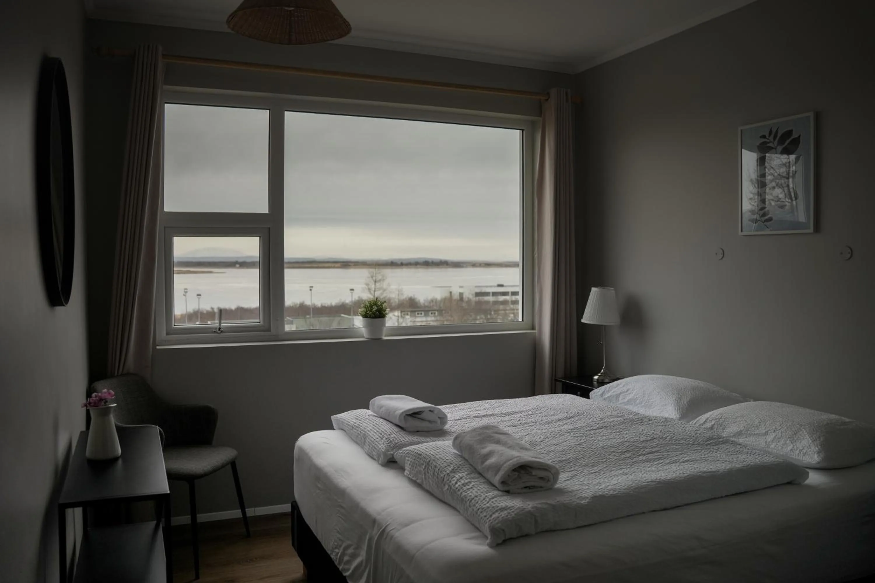 Bedroom, Bed in Hótel Laugarvatn