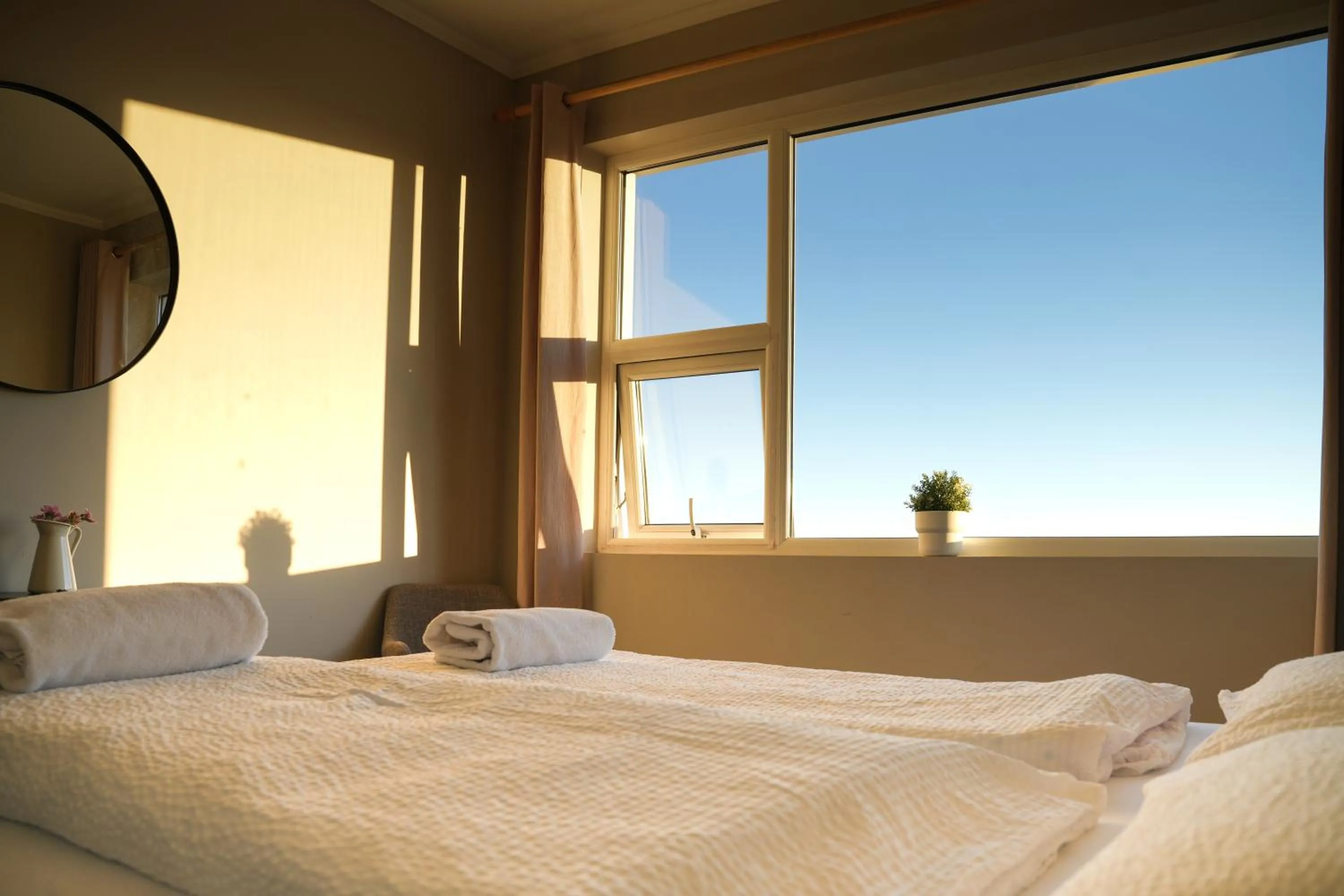 Bedroom, Bed in Hótel Laugarvatn