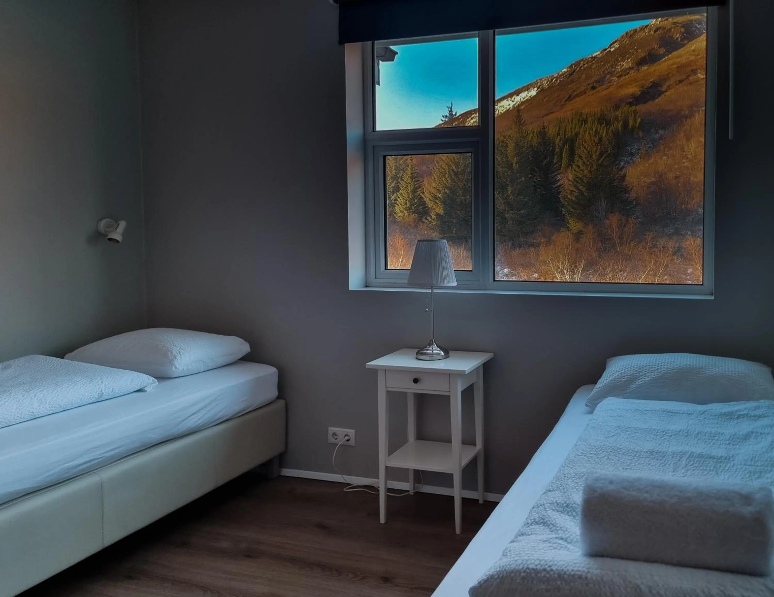 Bedroom, Bed in Hótel Laugarvatn