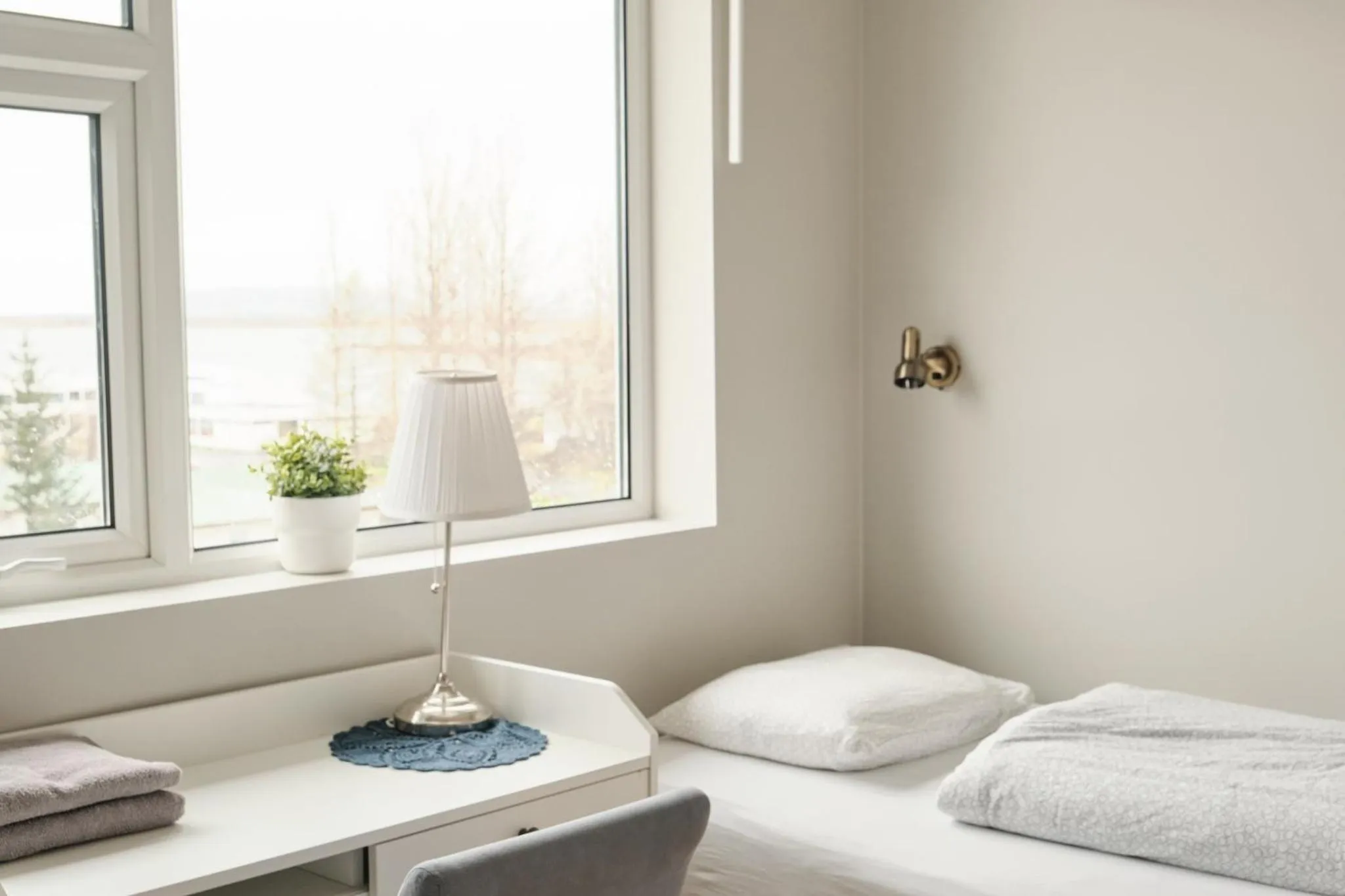 Photo of the whole room, Bed in Hótel Laugarvatn