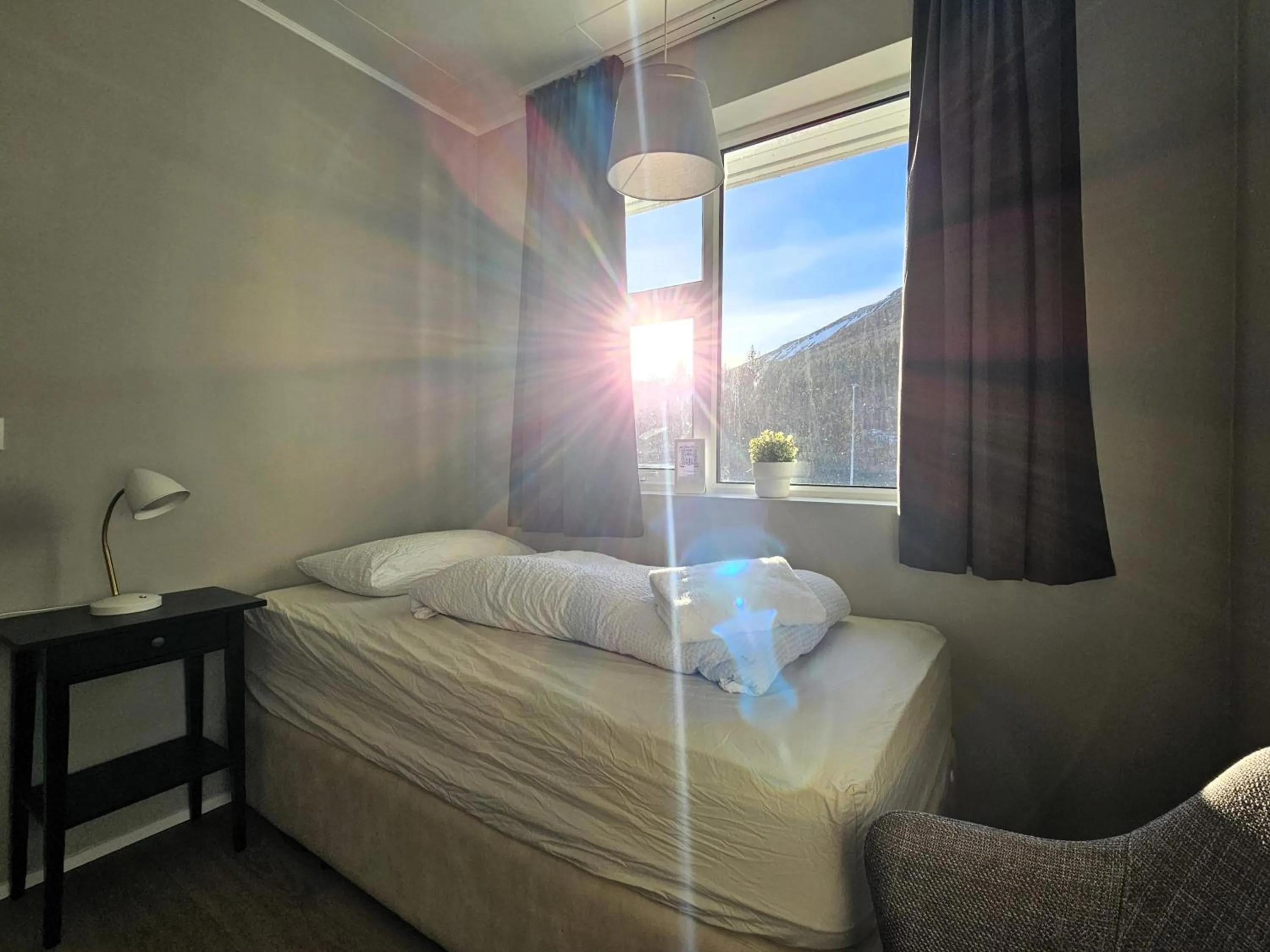 Photo of the whole room, Bed in Hótel Laugarvatn