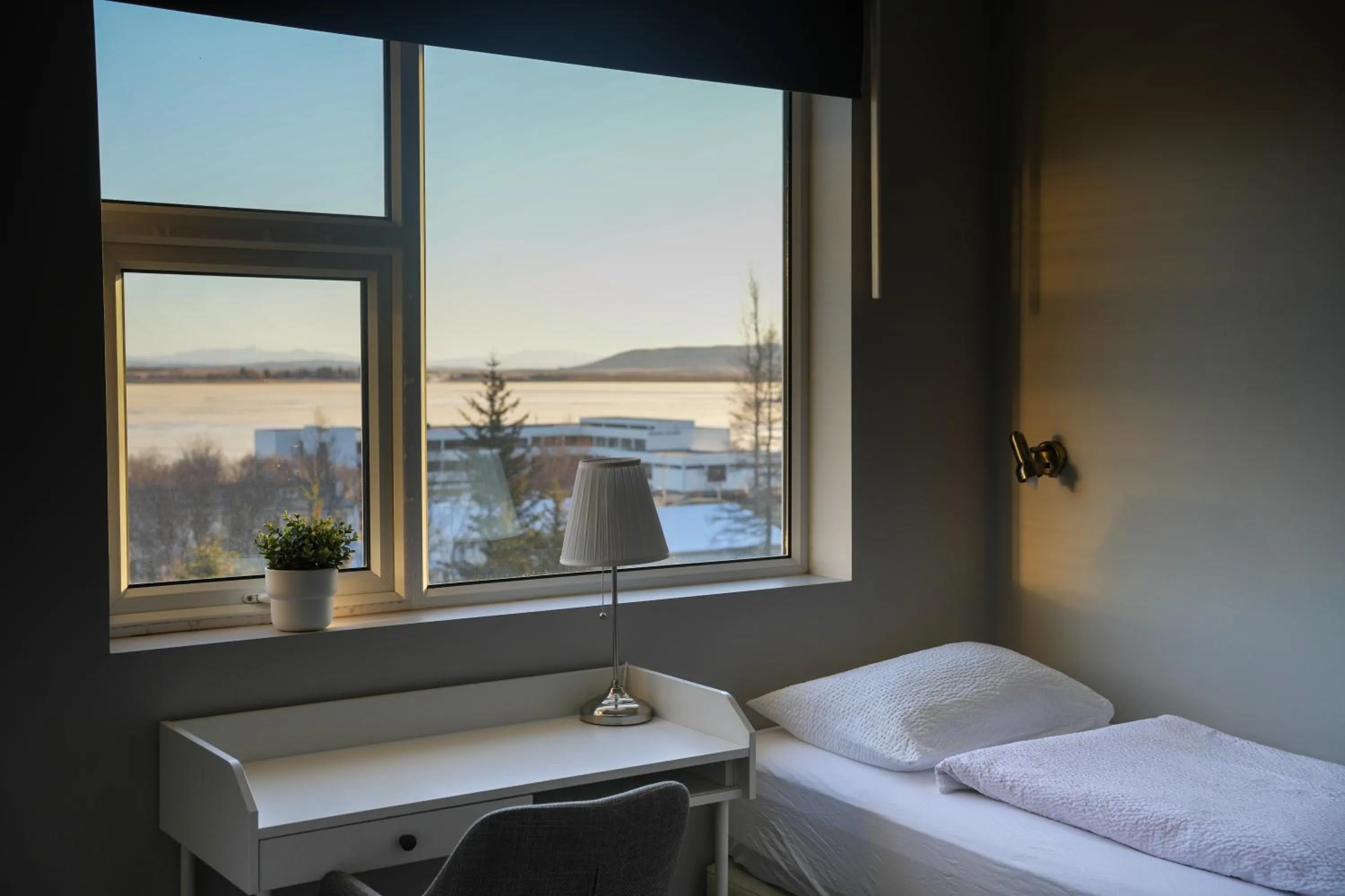 Bed in Hótel Laugarvatn