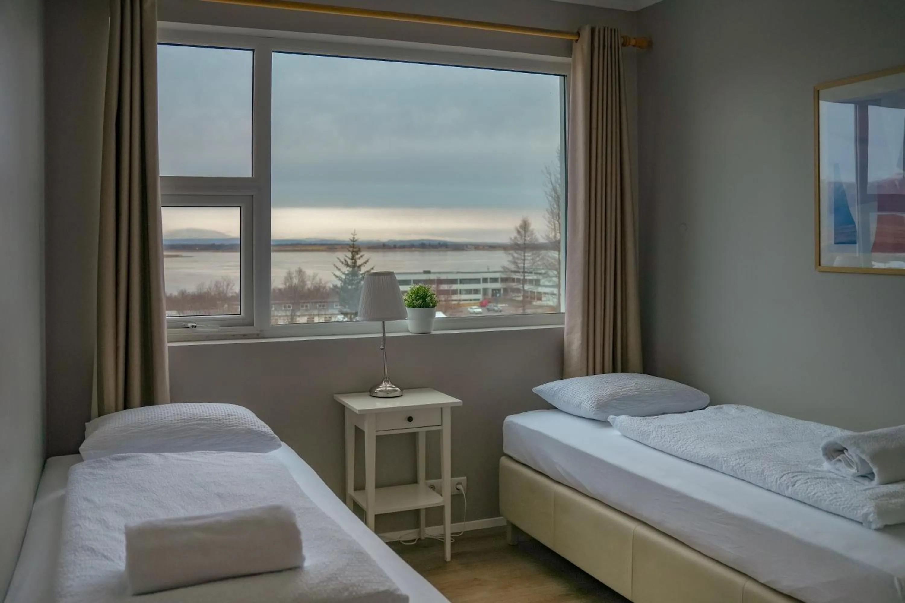 Bed in Hótel Laugarvatn