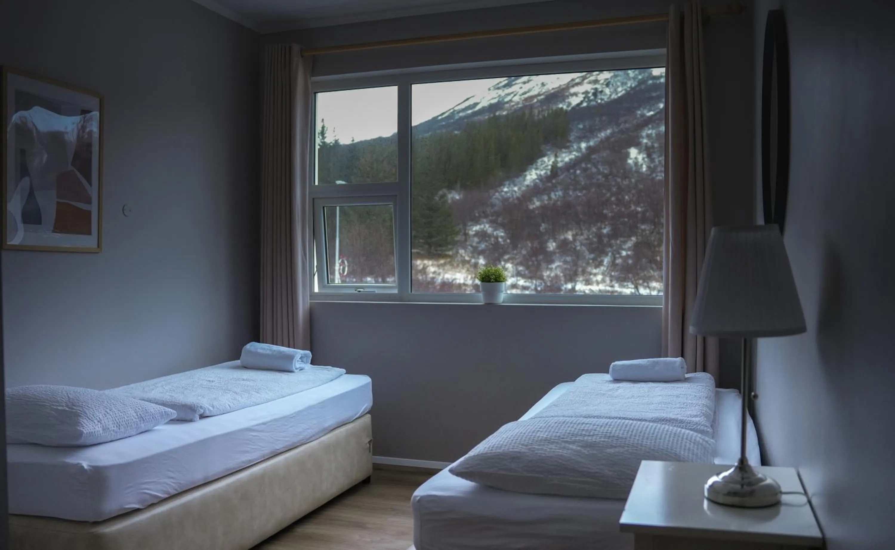 Bed in Hótel Laugarvatn