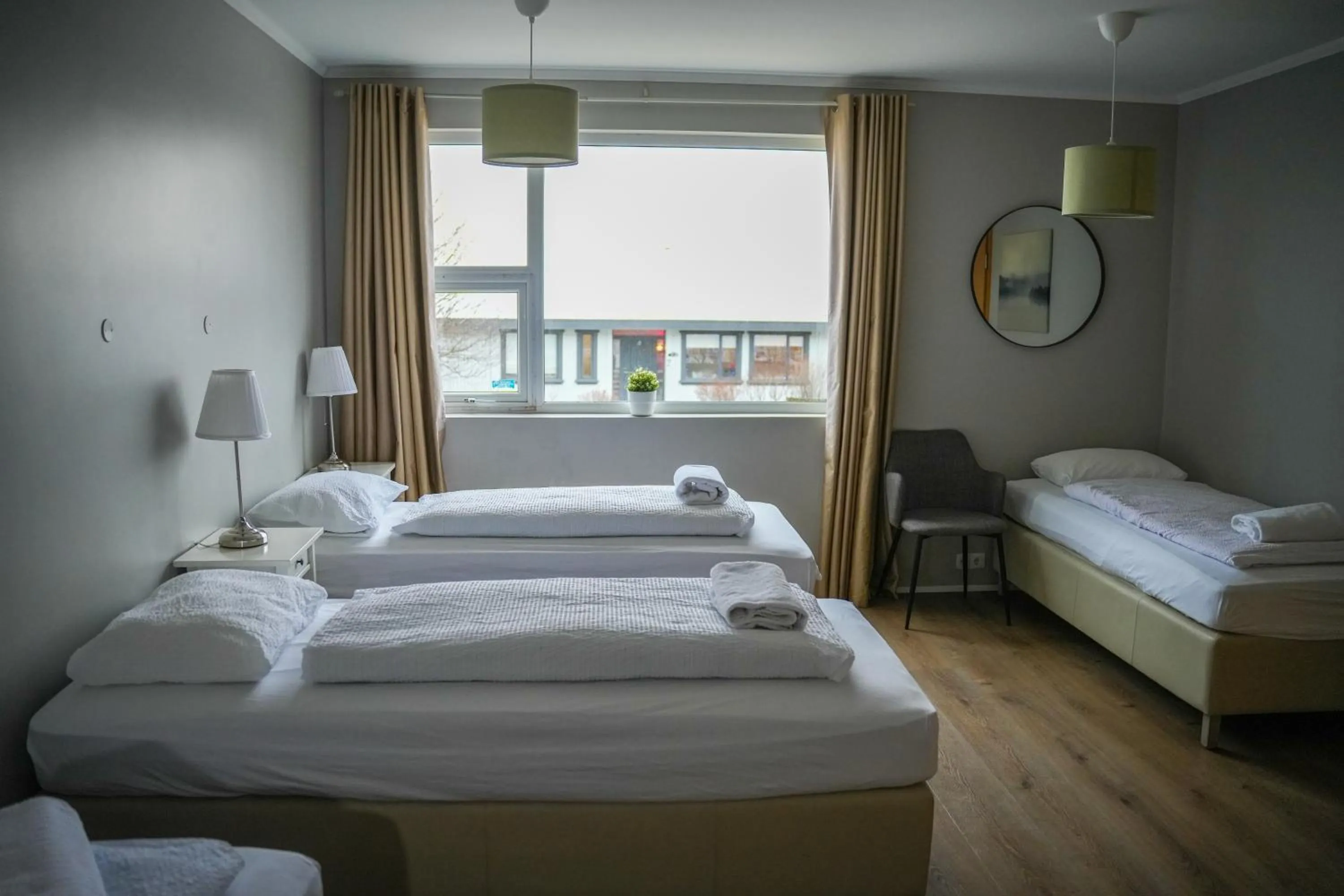 Photo of the whole room, Bed in Hótel Laugarvatn