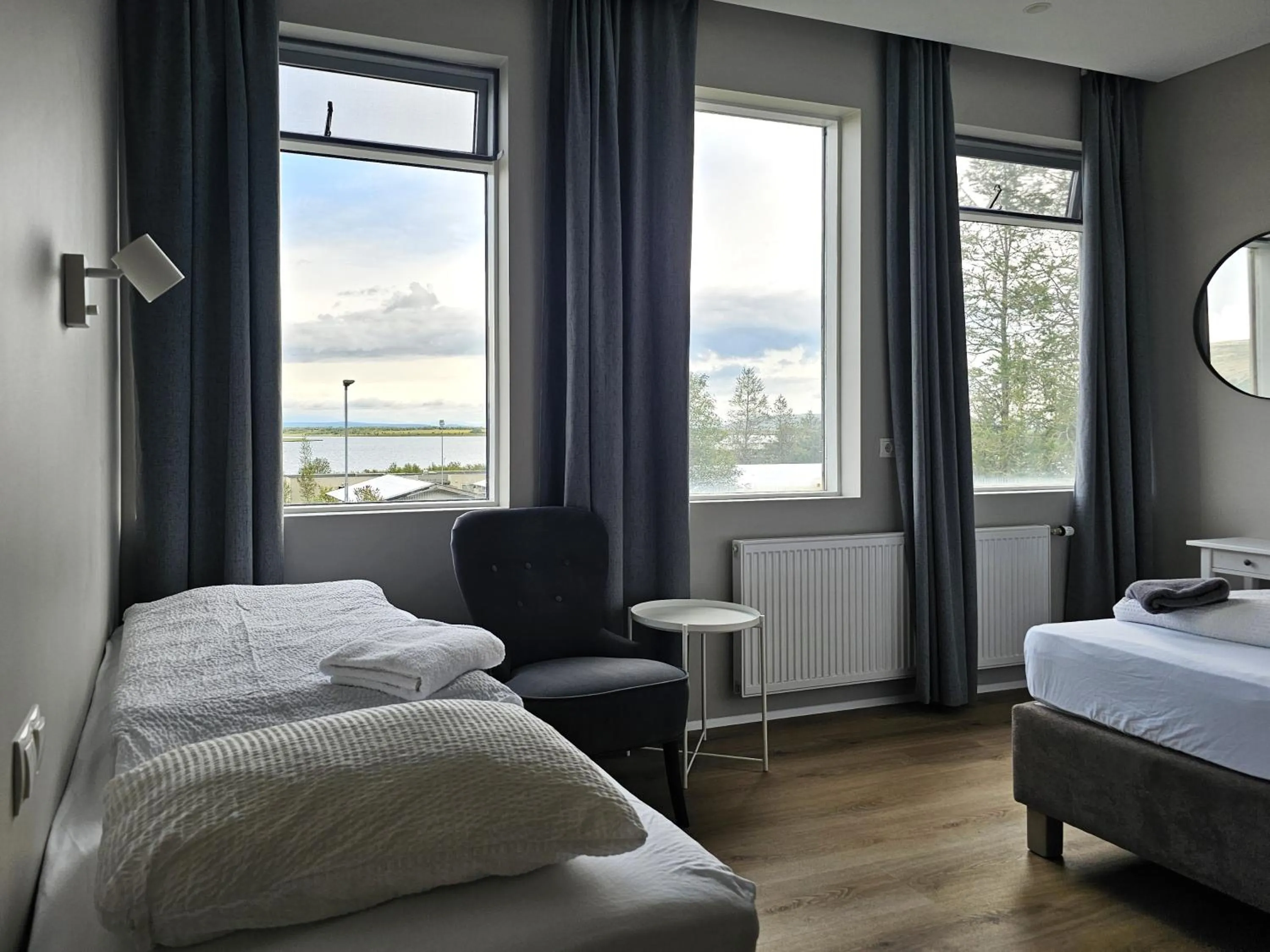 Bedroom, Bed in Hótel Laugarvatn