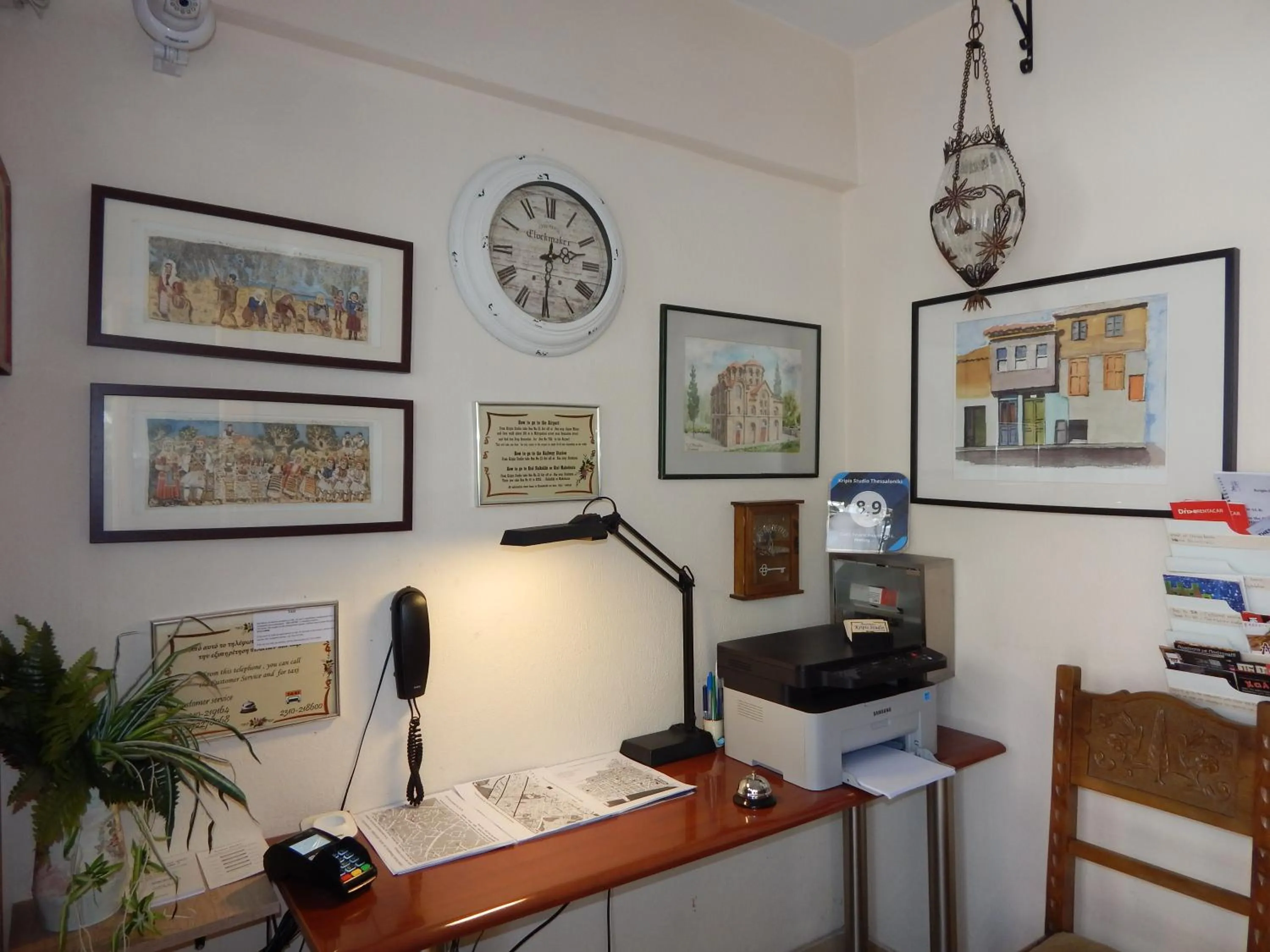 Lobby or reception in Kripis Studio Thessaloniki