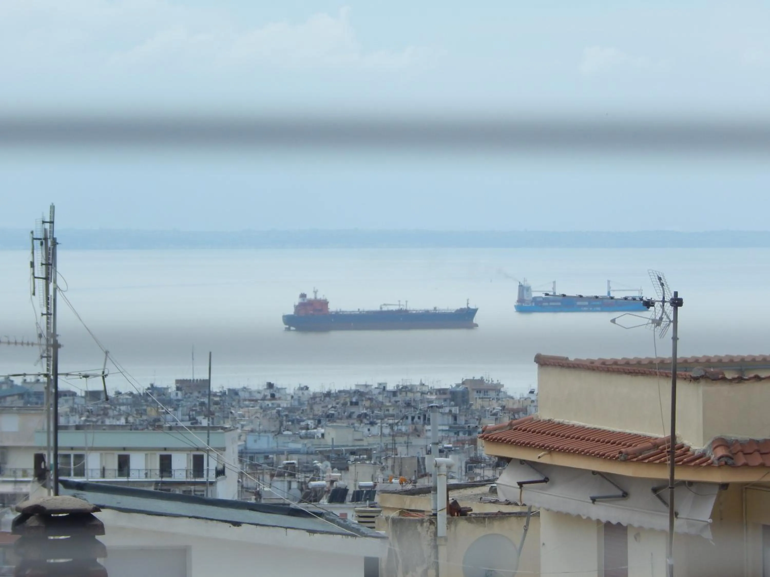 City view in Kripis Studio Thessaloniki