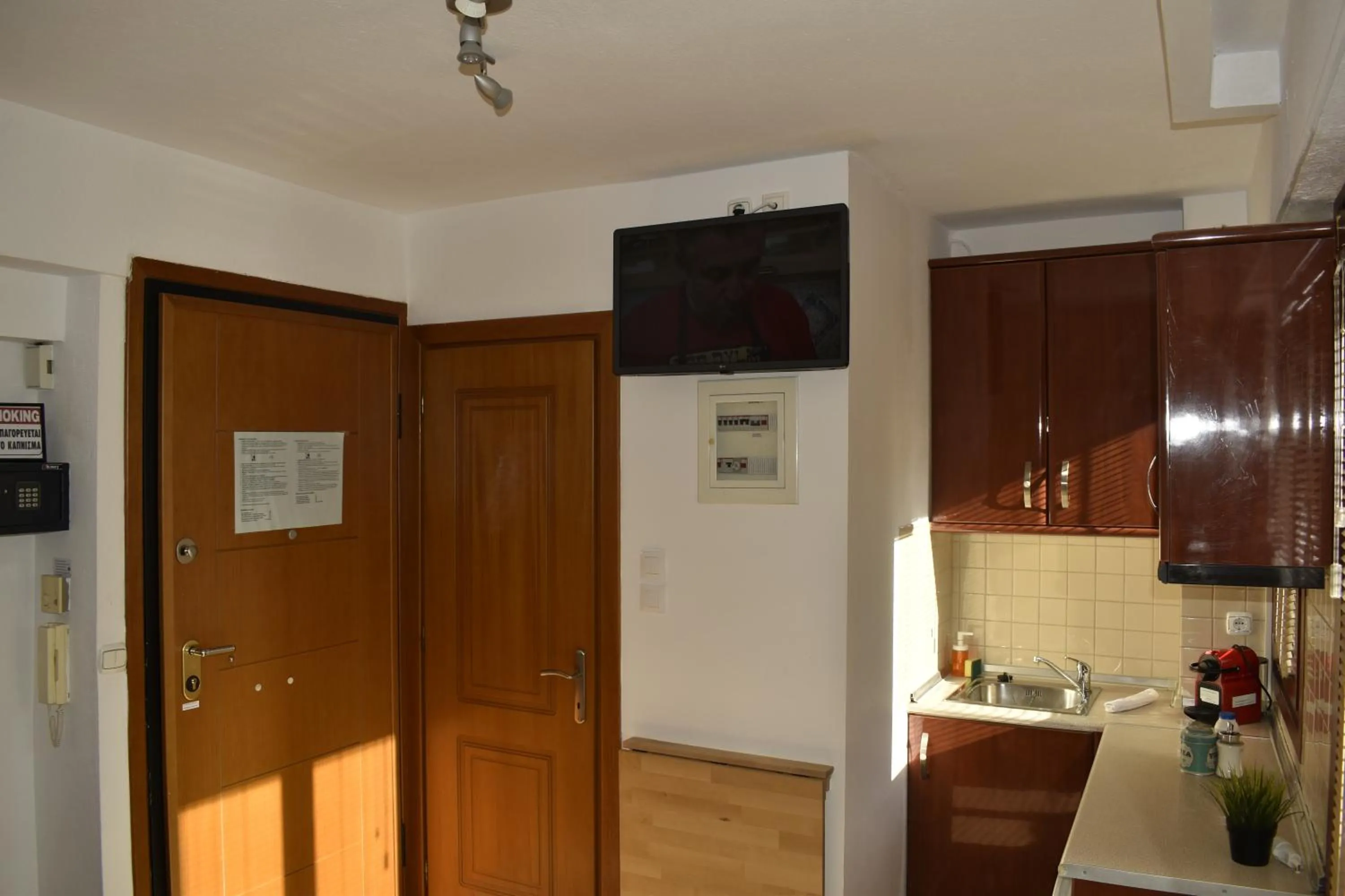 Kitchen or kitchenette in Kripis Studio Thessaloniki