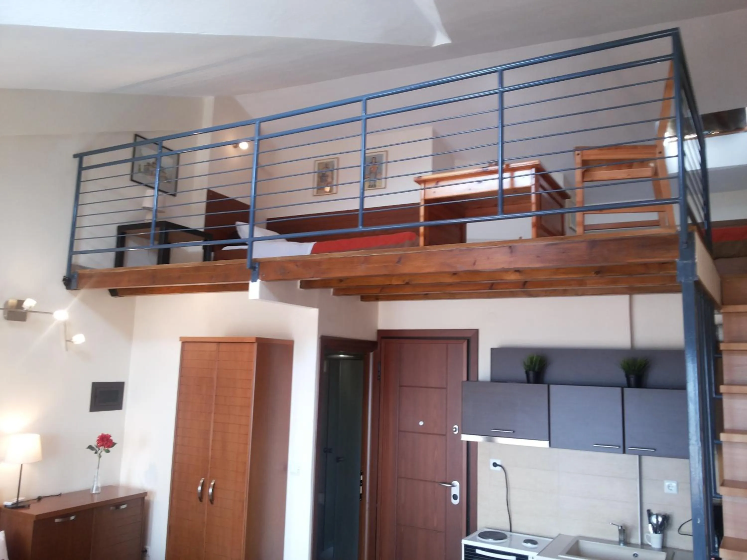 Bedroom in Kripis Studio Thessaloniki