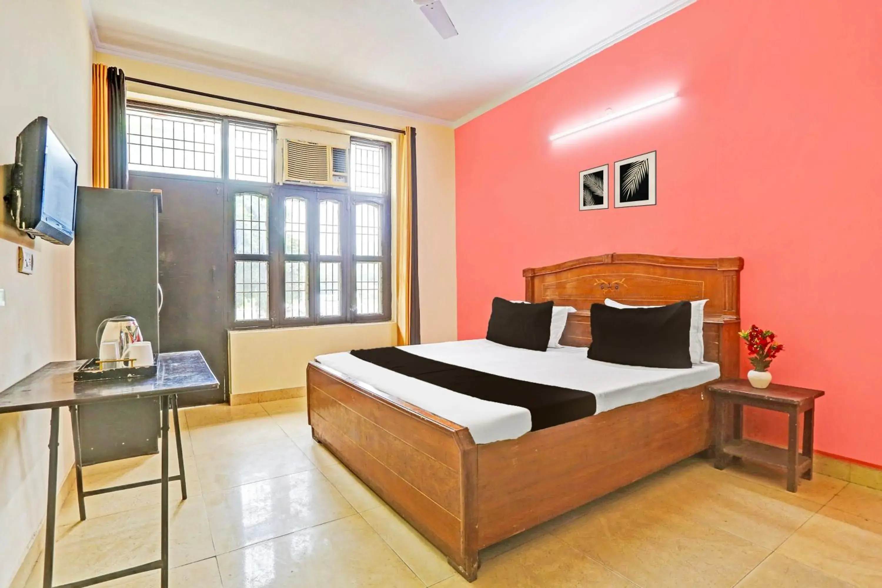 Bedroom, Bed in Hotel O Shubham Residency Bedroom, Bed in Hotel O Shubham Residency