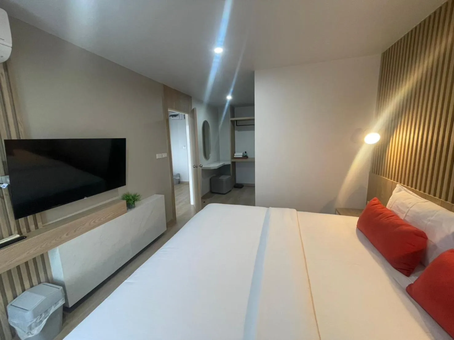 Bed in Bangkok Mystay Hotel Rangsit