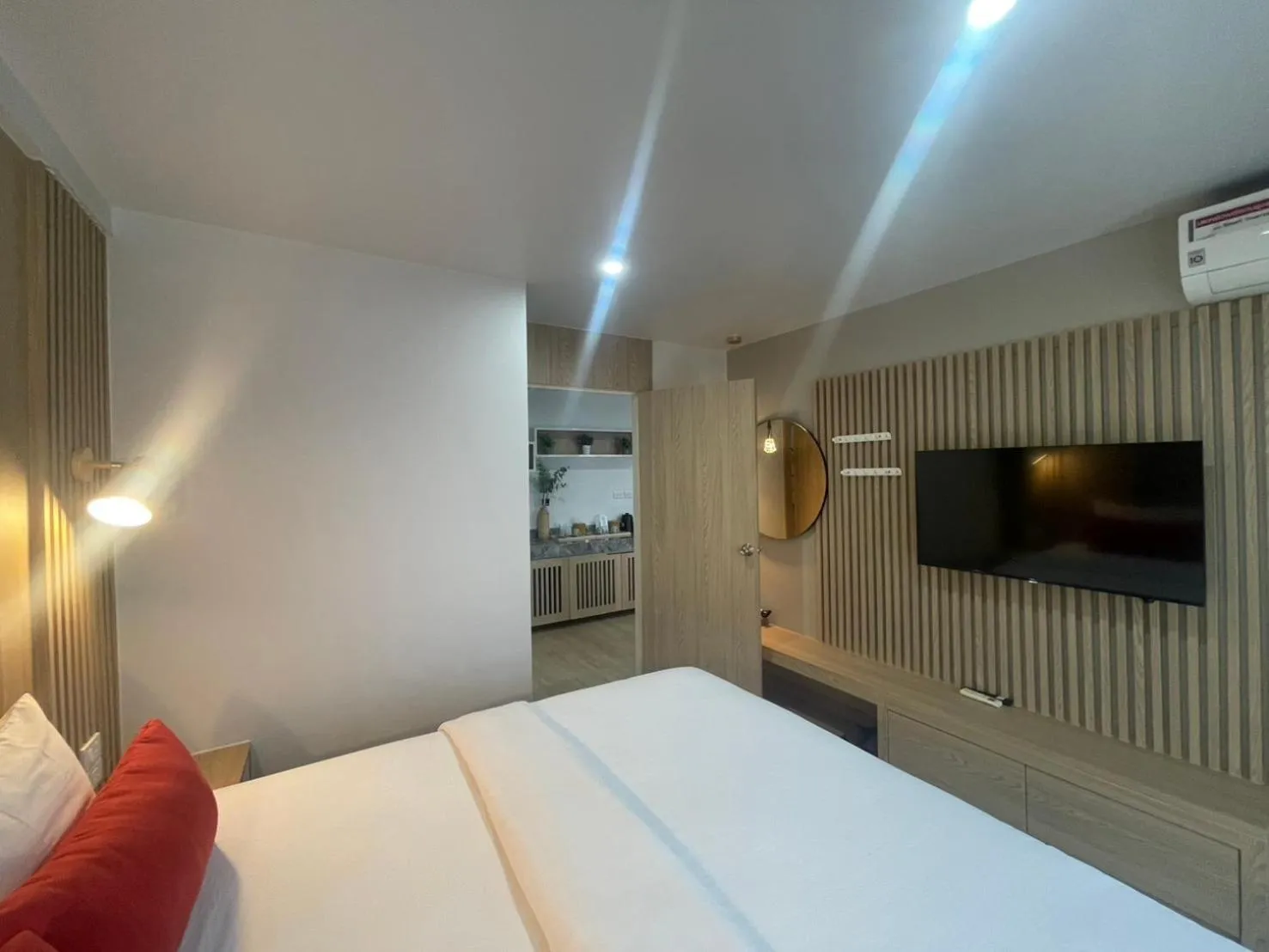 Bed in Bangkok Mystay Hotel Rangsit