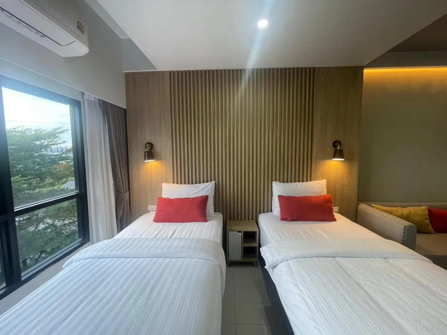 Bed in Bangkok Mystay Hotel Rangsit