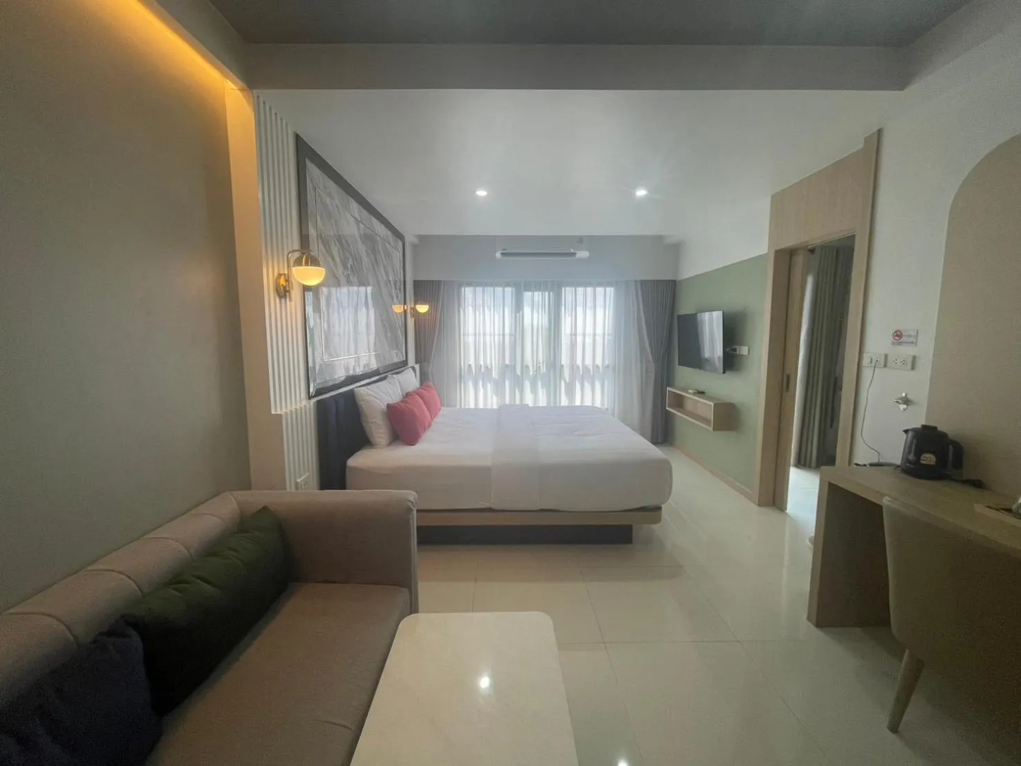 Bed in Bangkok Mystay Hotel Rangsit