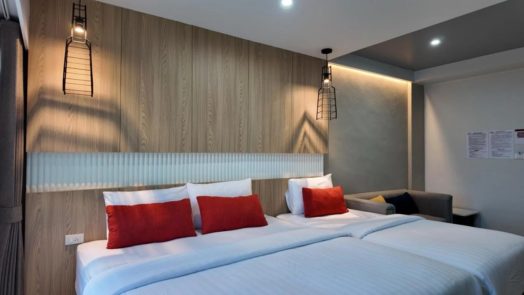 Bed in Bangkok Mystay Hotel Rangsit