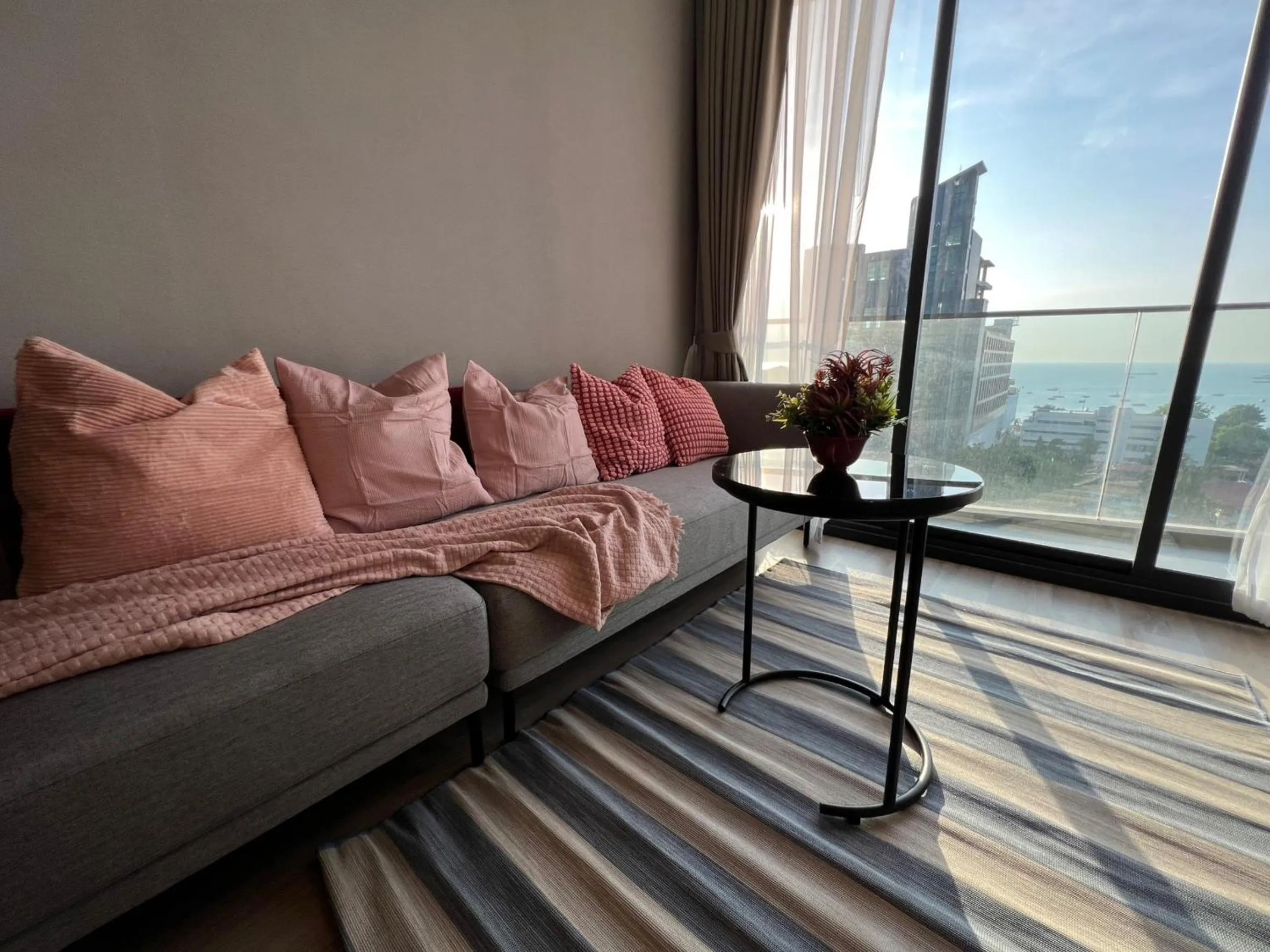 Seating area in Edge Central Pattaya by Mickey