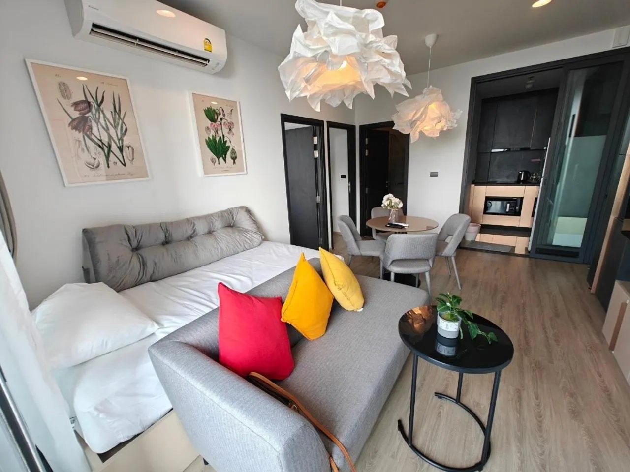 Living room in Edge Central Pattaya by Mickey