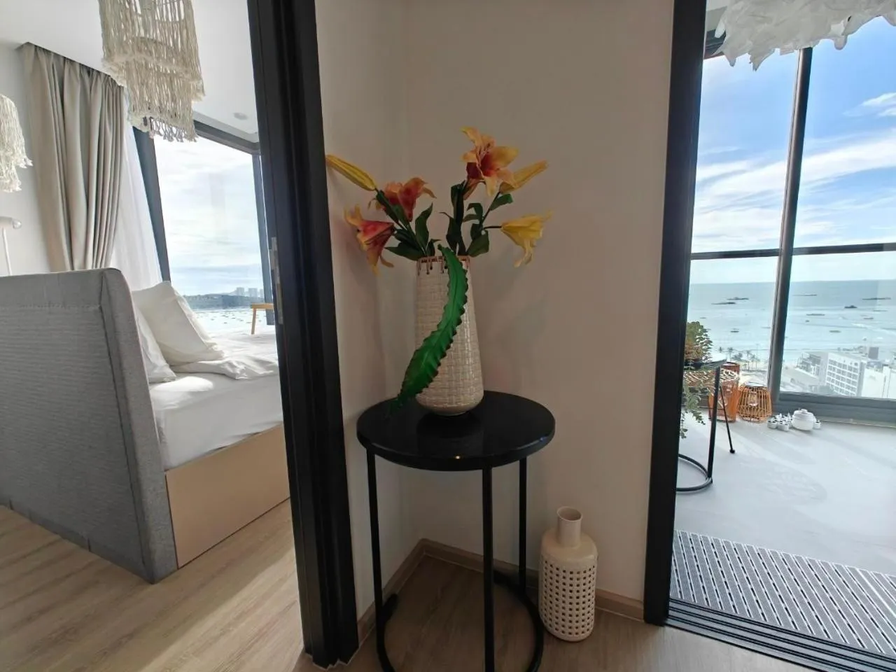 View (from property/room), Bed in Edge Central Pattaya by Mickey